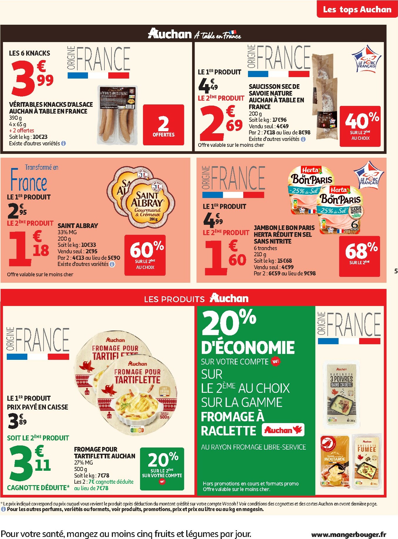 auchan - Catalogue Auchan - Tops produits, top prix valable du 10/02/2026 au 22/02/2026 - page: 5