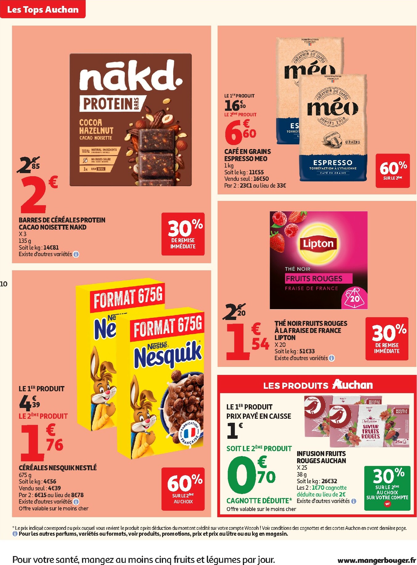 auchan - Catalogue Auchan - Tops produits, top prix valable du 10/02/2026 au 22/02/2026 - page: 10
