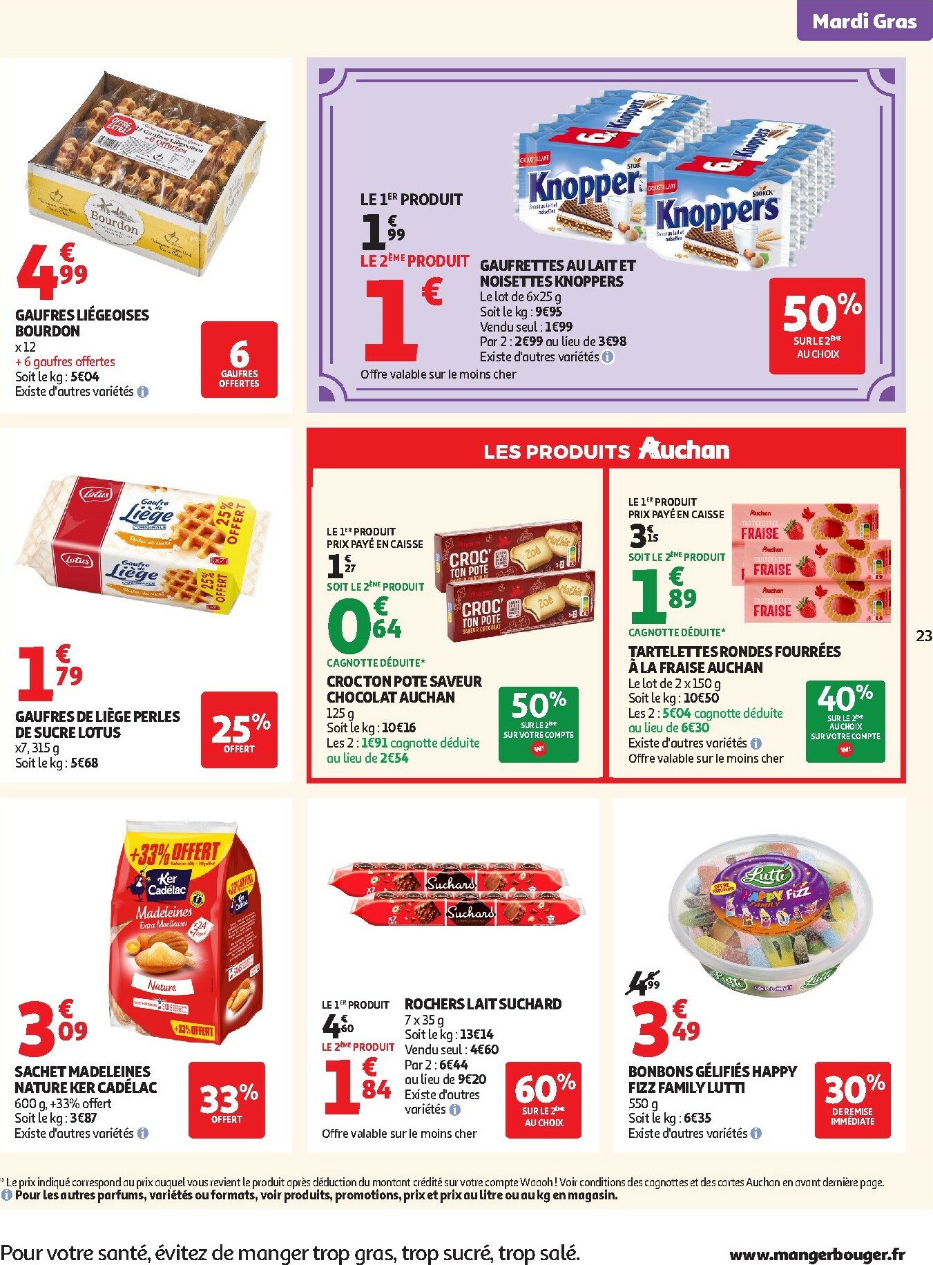 auchan - Catalogue Auchan - Tops produits, top prix valable du 10/02/2026 au 22/02/2026 - page: 23
