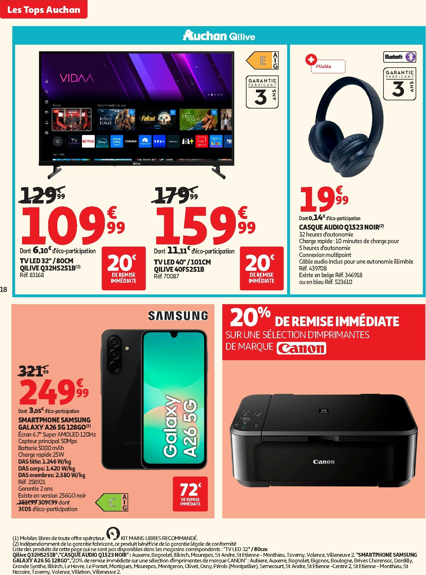 auchan - Catalogue Auchan - Tops produits, top prix valable du 10/02/2026 au 22/02/2026 - page: 18