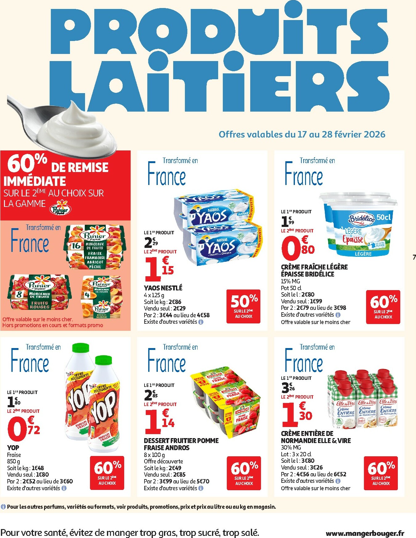 auchan - Catalogue Auchan Supermarché - Produits frais valable du 17/02/2026 au 21/02/2026 - page: 7