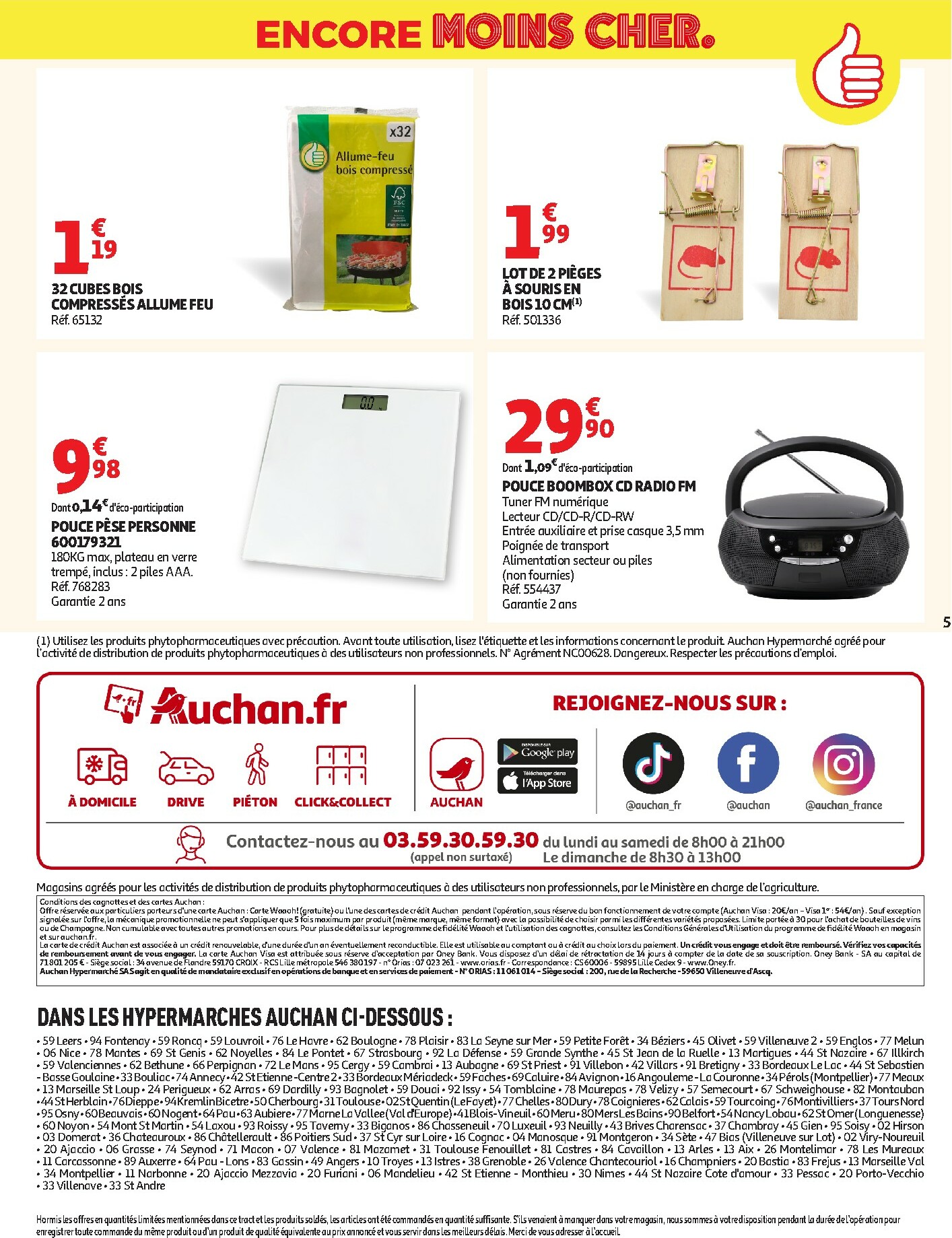 auchan - Catalogue Auchan - Petits prix marque Pouce valable du 17/02/2026 au 01/03/2026 - page: 5
