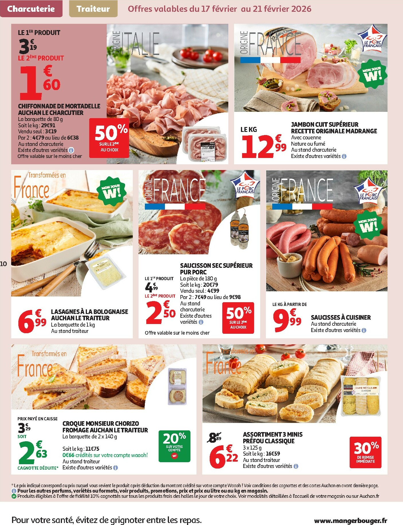 auchan - Catalogue Auchan - Produits laitiers valable du 17/02/2026 au 01/03/2026 - page: 10