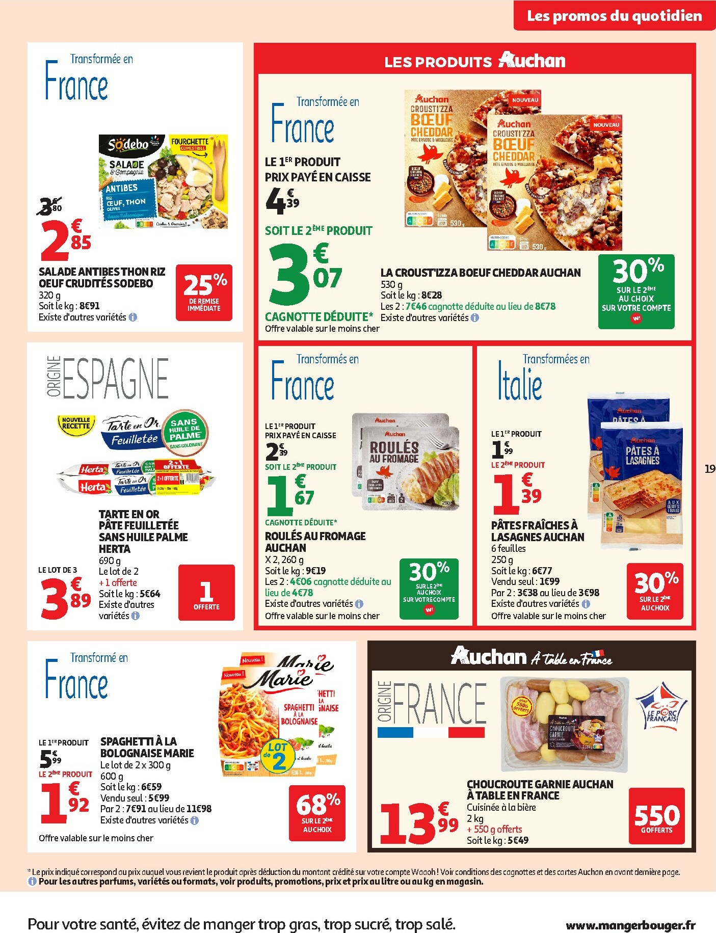 auchan - Catalogue Auchan - Produits laitiers valable du 17/02/2026 au 01/03/2026 - page: 19