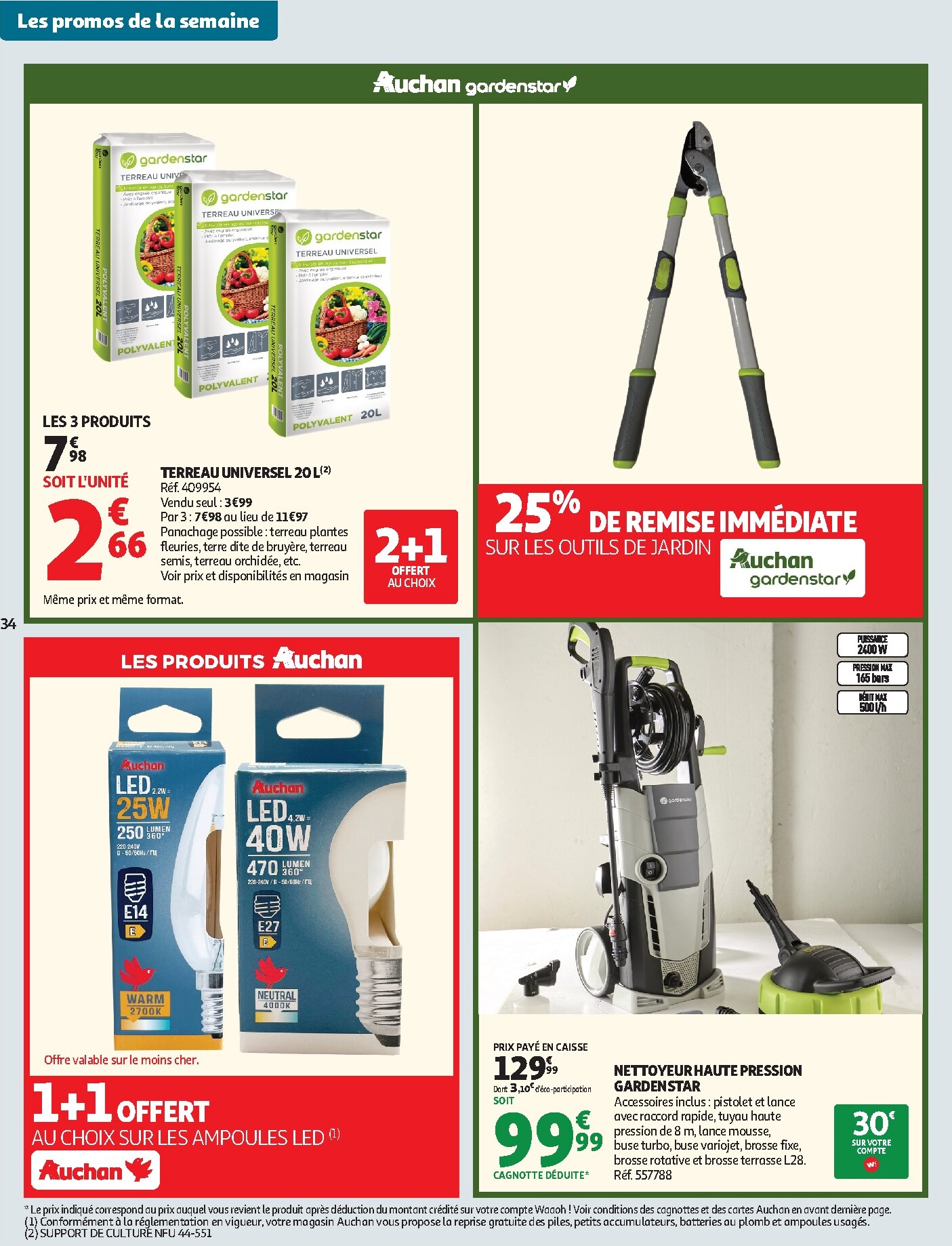 auchan - Catalogue Auchan Supermarché - Promos XXL valable du 24/02/2026 au 07/03/2026 - page: 34