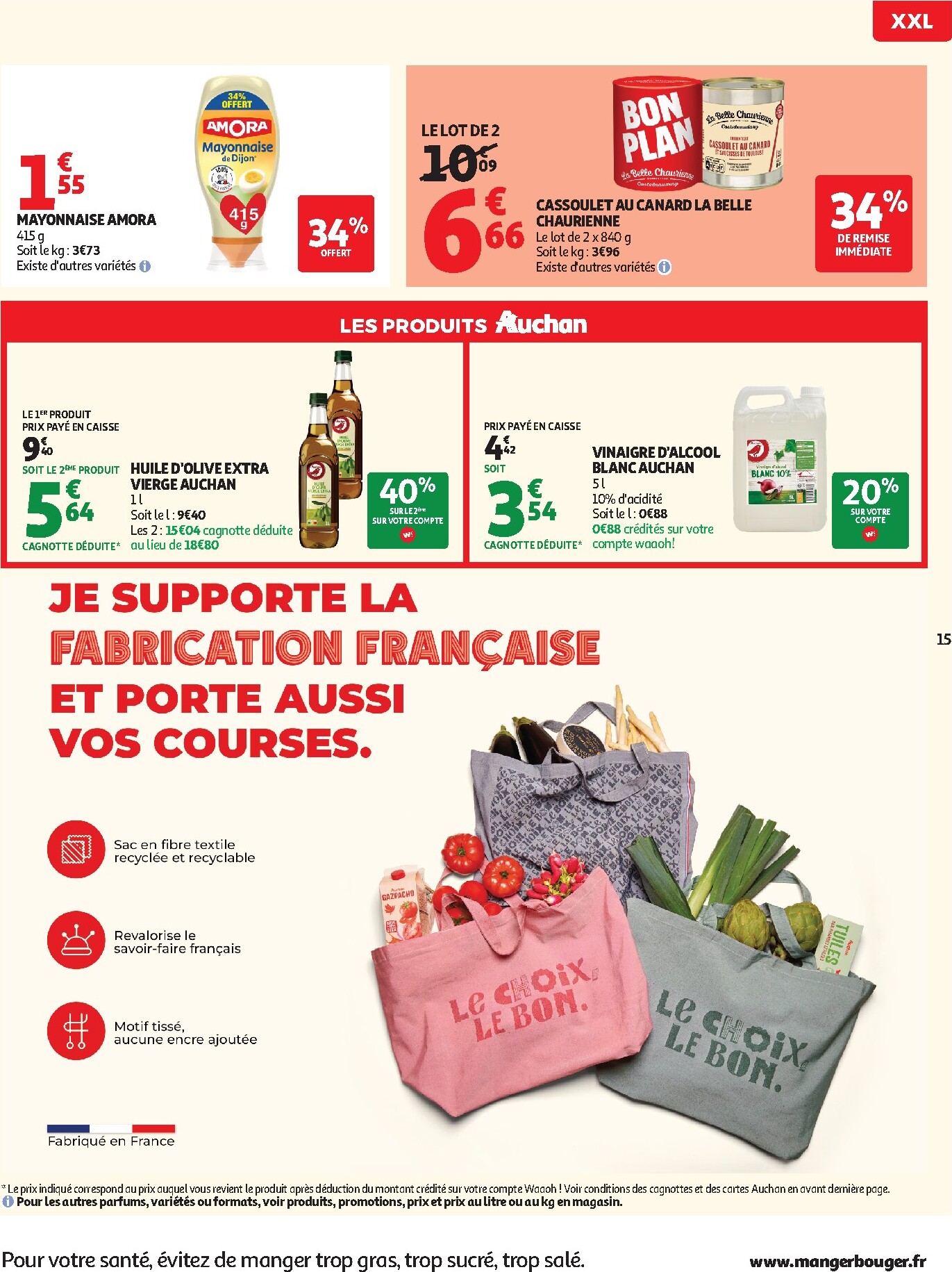 auchan - Catalogue Auchan Supermarché - Promos XXL valable du 24/02/2026 au 07/03/2026 - page: 15