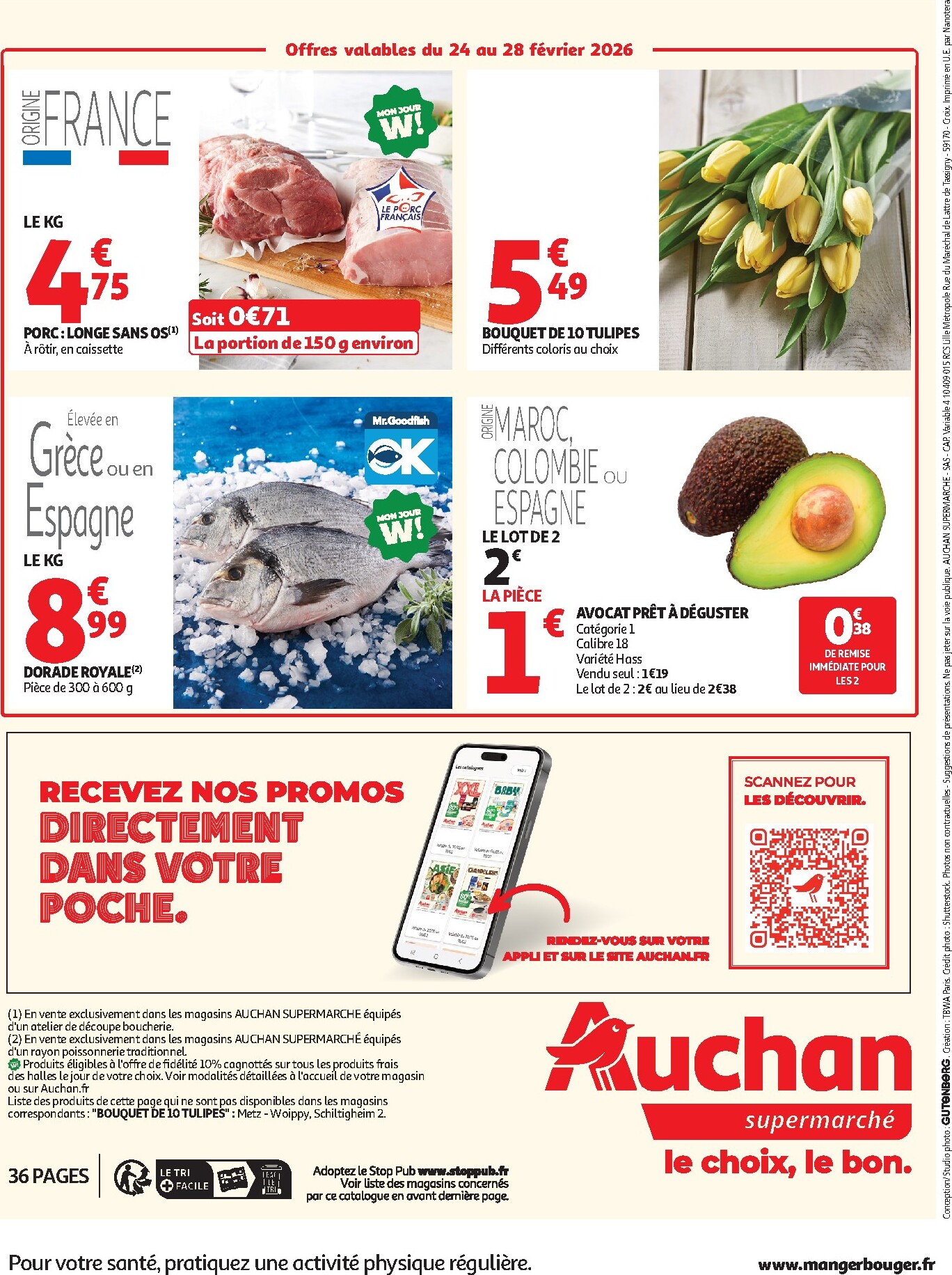 auchan - Catalogue Auchan Supermarché - Promos XXL valable du 24/02/2026 au 07/03/2026 - page: 36