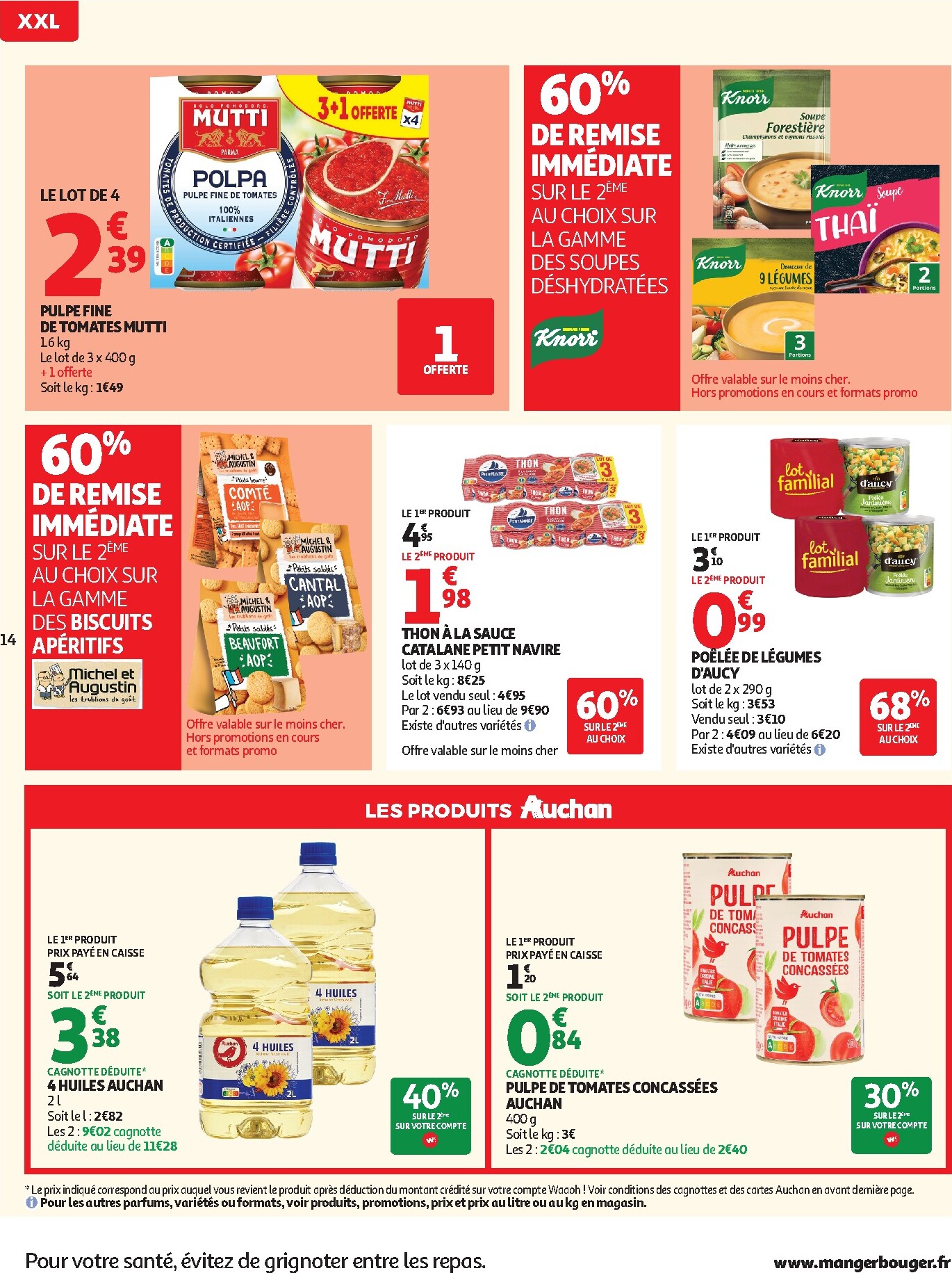 auchan - Catalogue Auchan Supermarché - Promos XXL valable du 24/02/2026 au 07/03/2026 - page: 14