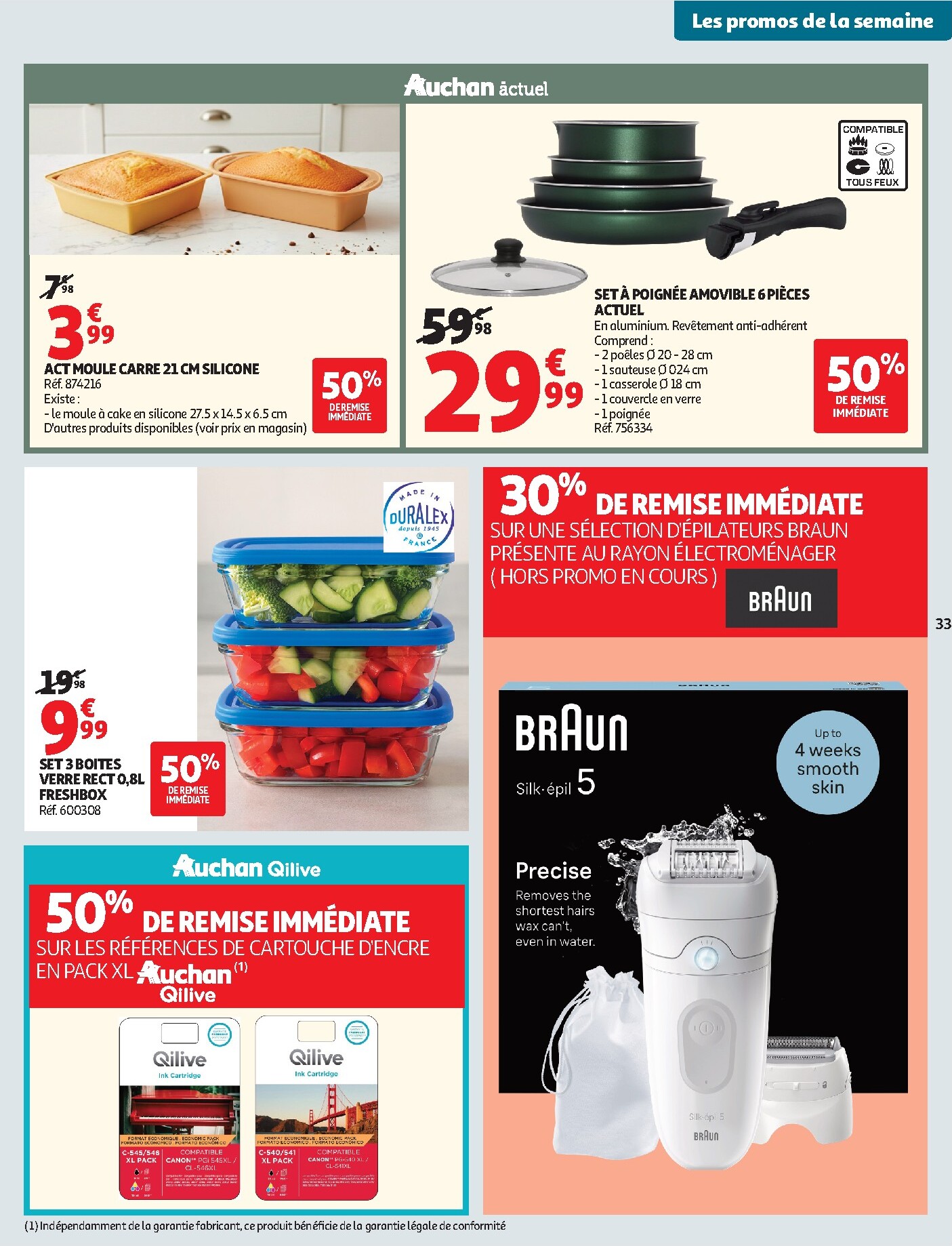 auchan - Catalogue Auchan Supermarché - Promos XXL valable du 24/02/2026 au 07/03/2026 - page: 33