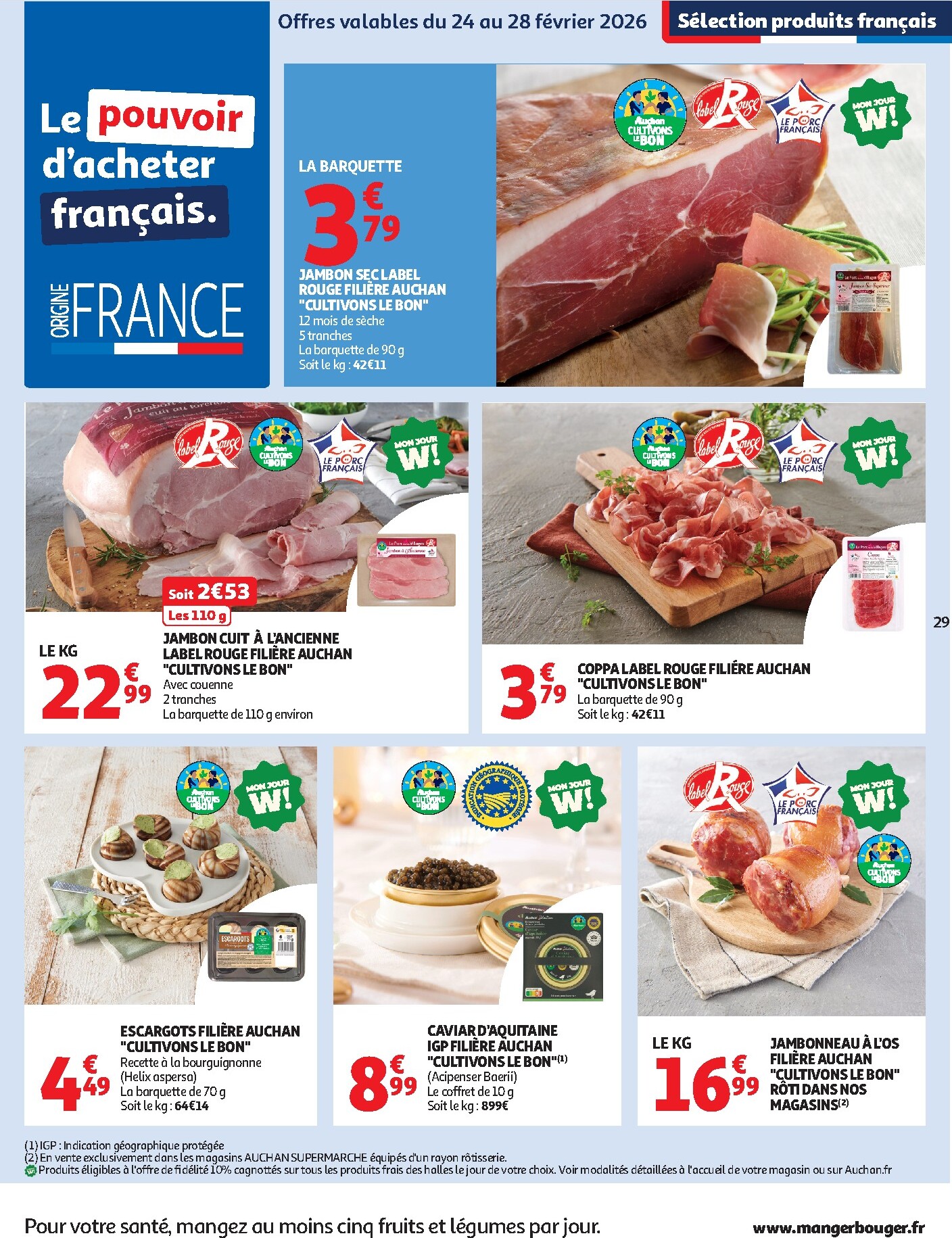 auchan - Catalogue Auchan Supermarché - Promos XXL valable du 24/02/2026 au 07/03/2026 - page: 29