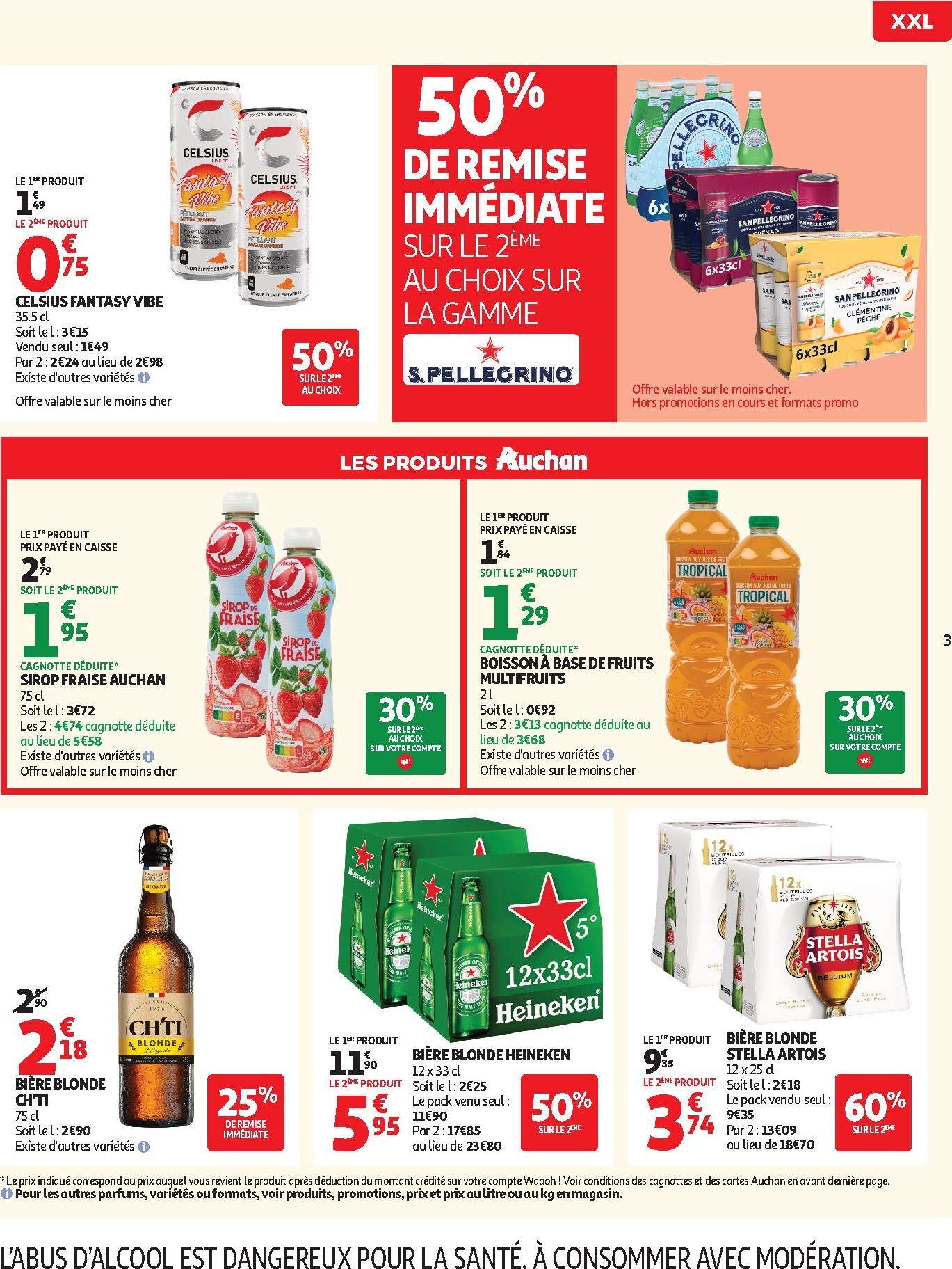 auchan - Catalogue Auchan Supermarché - Promos XXL valable du 24/02/2026 au 07/03/2026 - page: 3