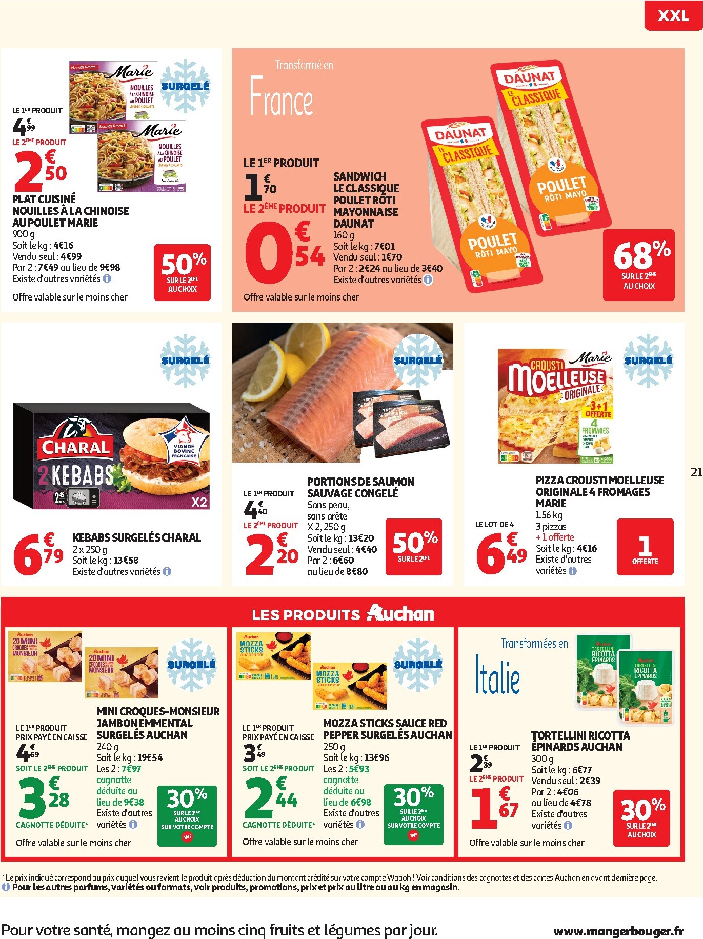 auchan - Catalogue Auchan Supermarché - Promos XXL valable du 24/02/2026 au 07/03/2026 - page: 21