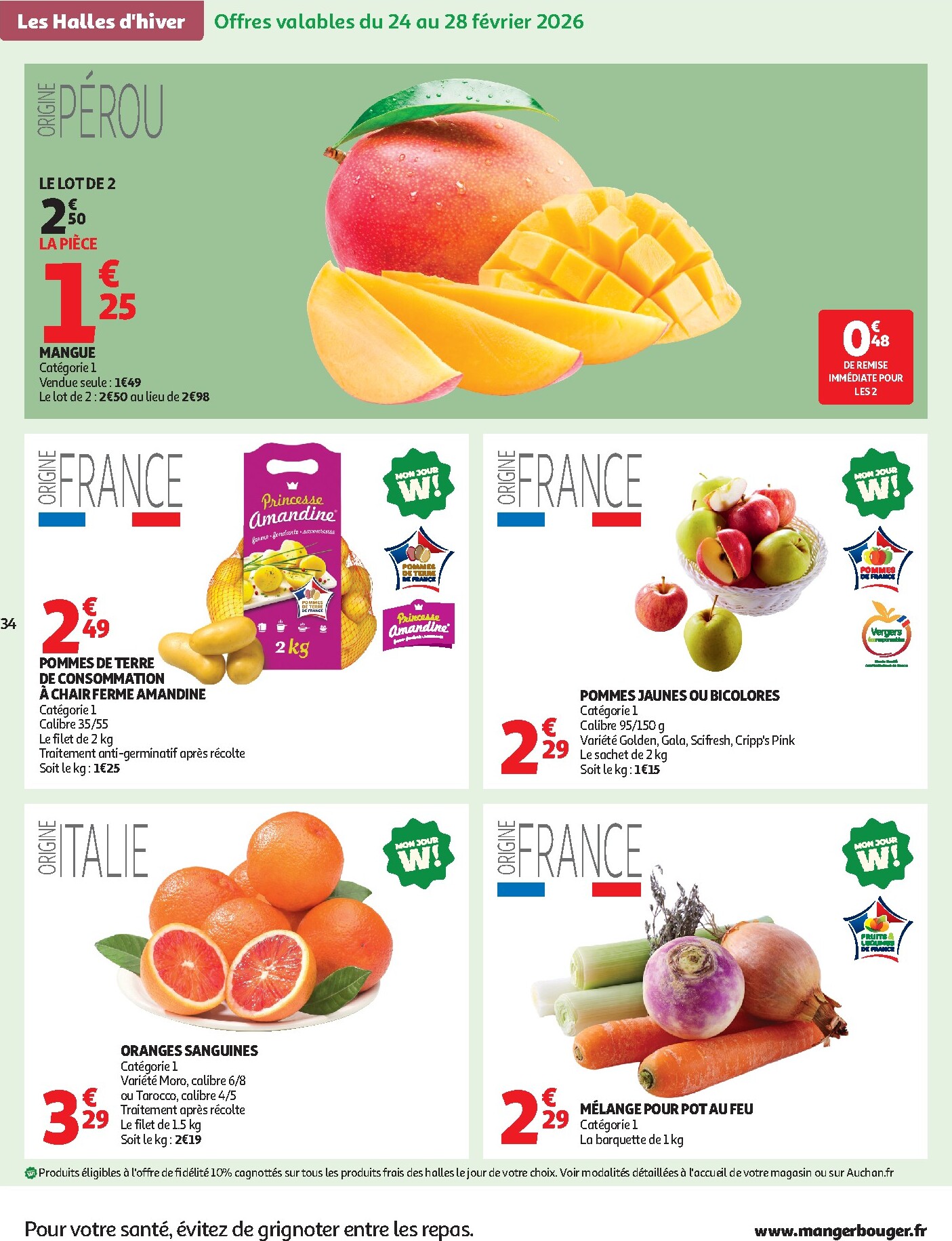 auchan - Catalogue Auchan - Promos XXL valable du 24/02/2026 au 08/03/2026 - page: 34