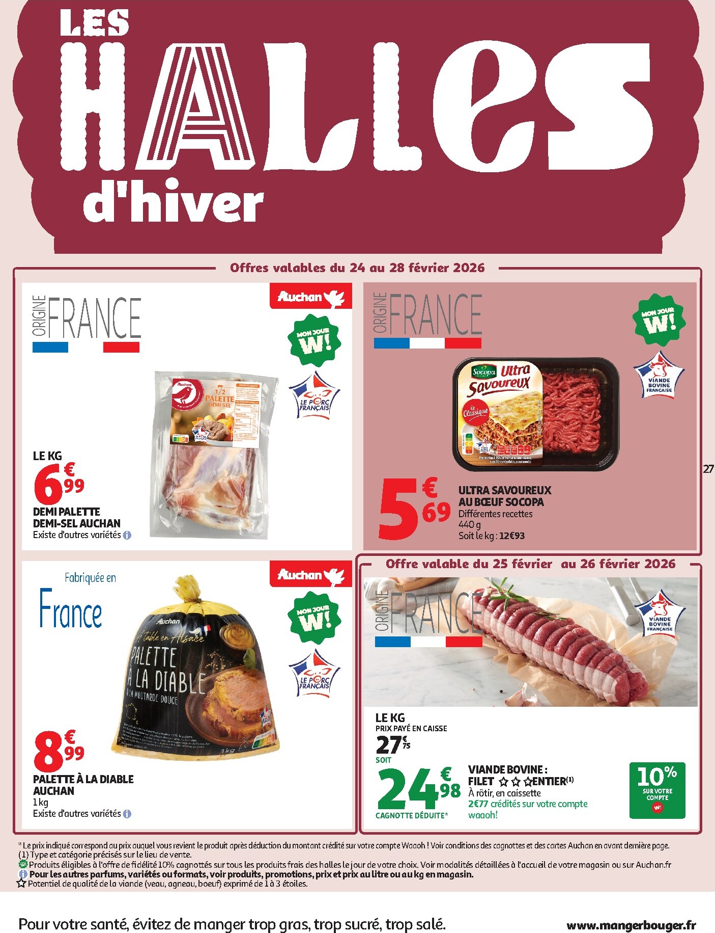 auchan - Catalogue Auchan - Promos XXL valable du 24/02/2026 au 08/03/2026 - page: 27