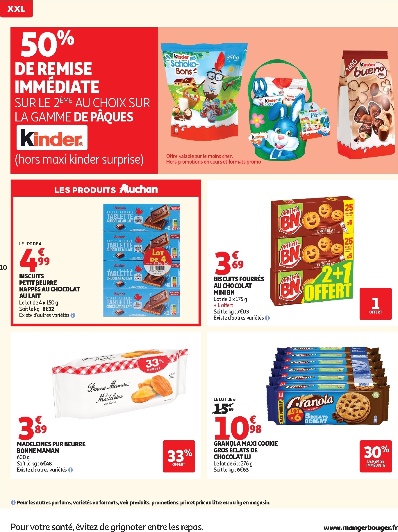 auchan - Catalogue Auchan - Promos XXL valable du 24/02/2026 au 08/03/2026 - page: 10