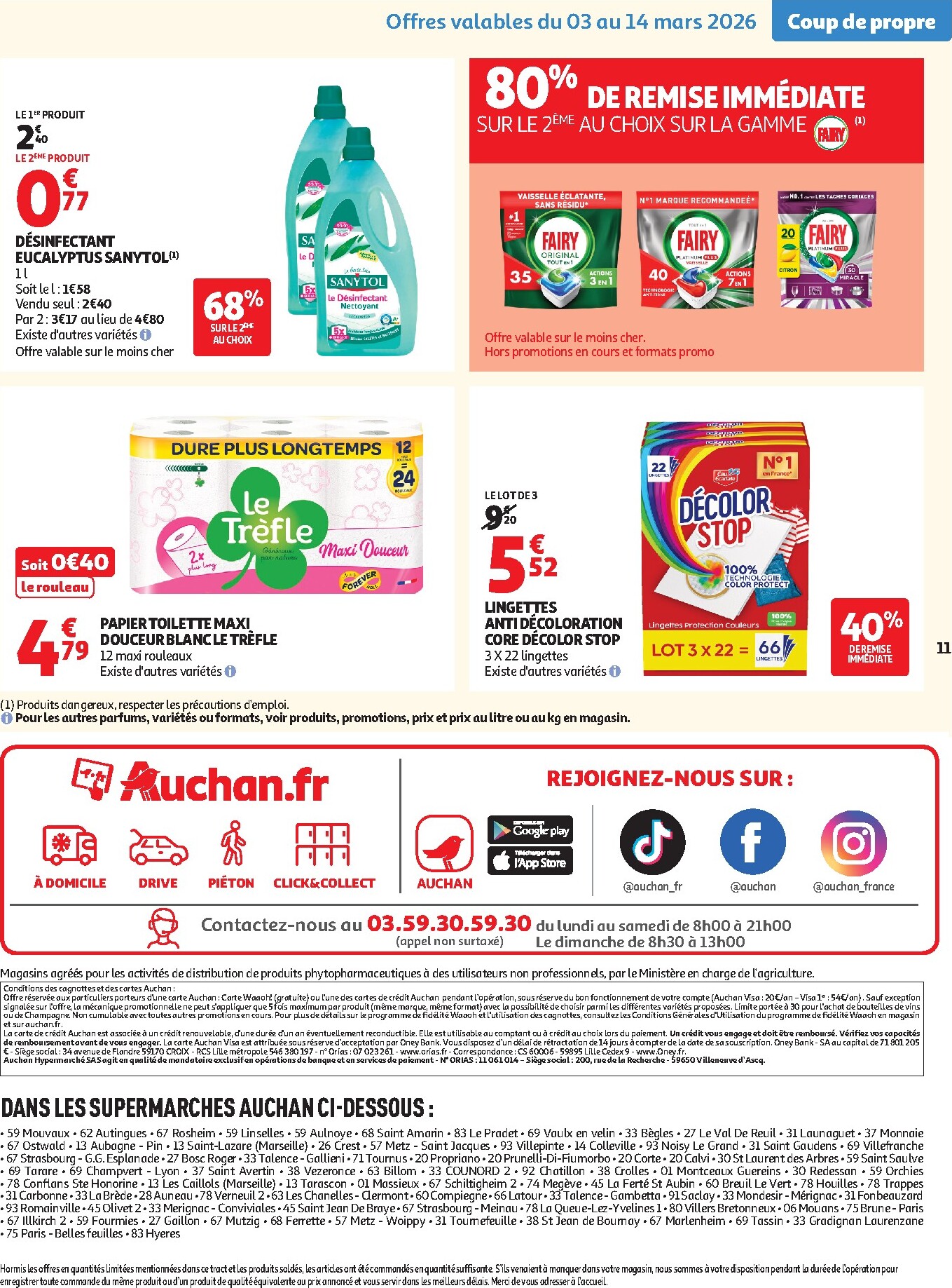 auchan - Catalogue Auchan - Coup de propre supers valable du 03/03/2026 au 07/03/2026 - page: 11