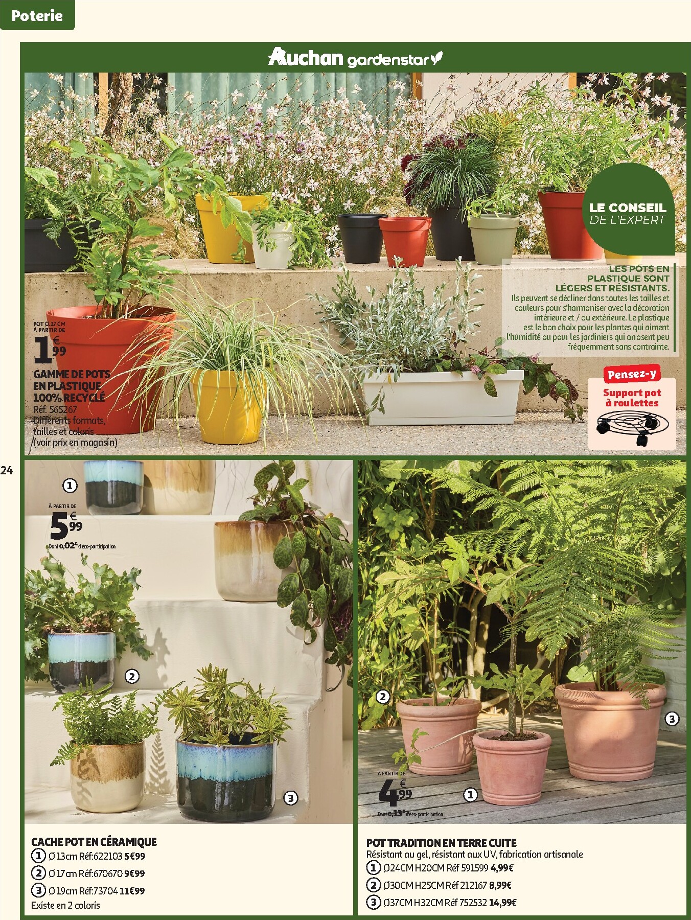 auchan - Catalogue Auchan - Jardinage, meubles jardin valable du 03/03/2026 au 14/06/2026 - page: 24