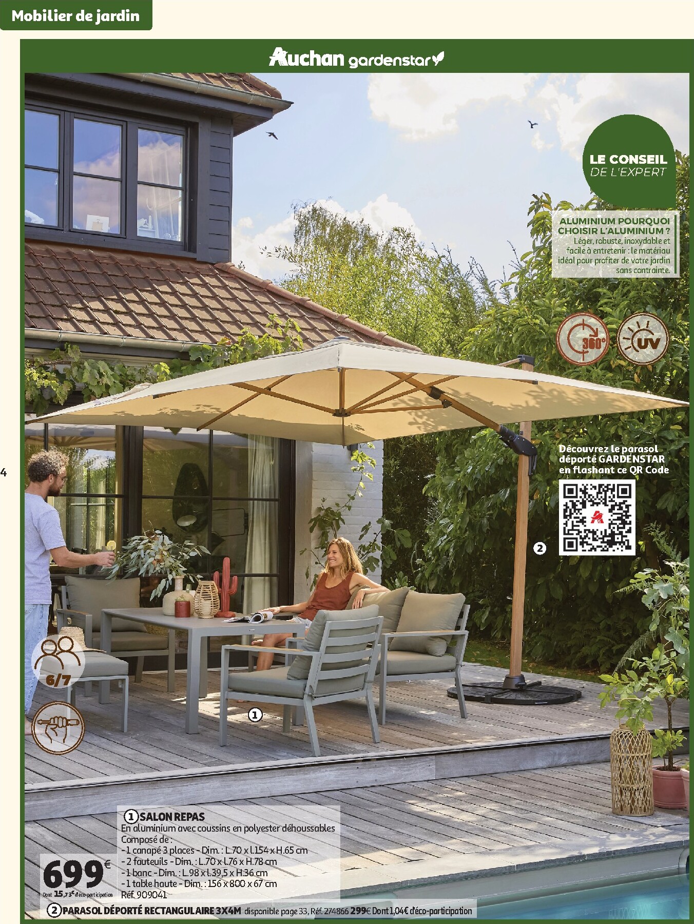 auchan - Catalogue Auchan - Jardinage, meubles jardin valable du 03/03/2026 au 14/06/2026 - page: 4