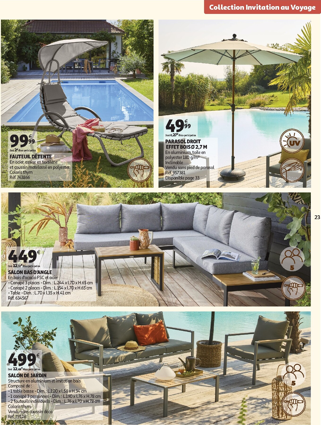 auchan - Catalogue Auchan - Jardinage, meubles jardin valable du 03/03/2026 au 14/06/2026 - page: 23