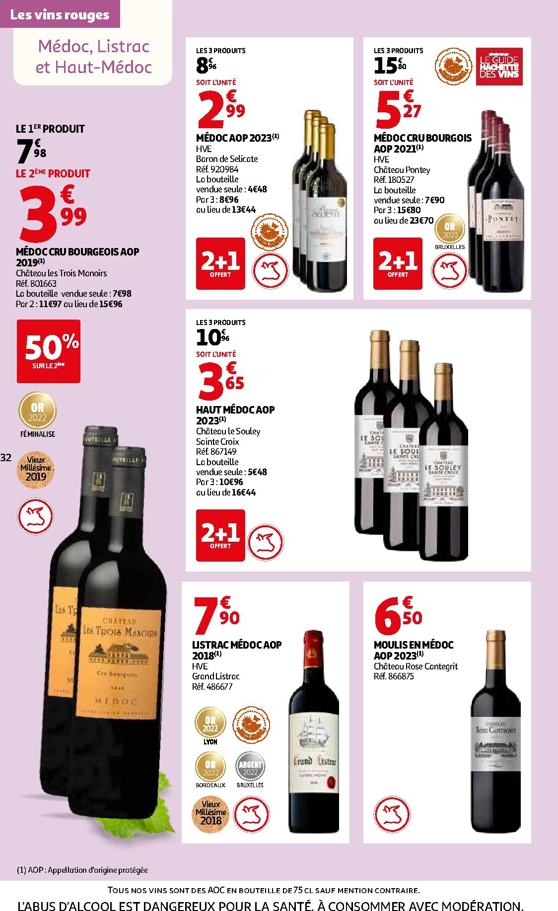 auchan - Catalogue Auchan - Foire aux vins de Printemps valable du 09/03/2026 au 07/04/2026 - page: 32