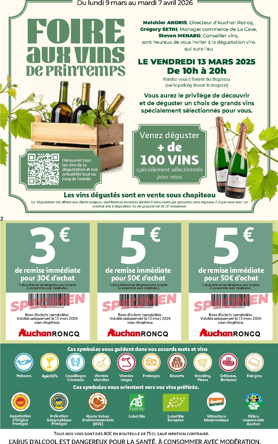 auchan - Catalogue Auchan - Foire aux vins de Printemps valable du 09/03/2026 au 07/04/2026 - page: 2