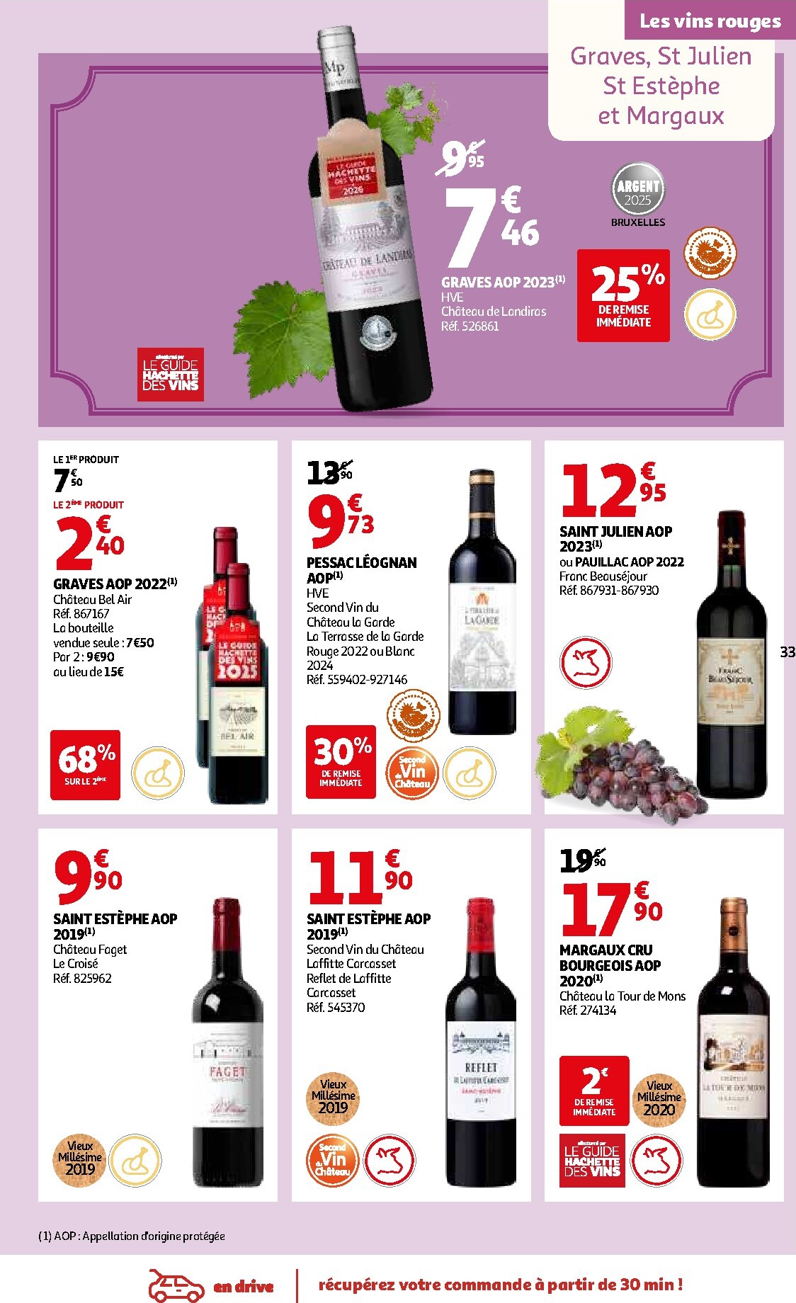 auchan - Catalogue Auchan - Foire aux vins de Printemps valable du 09/03/2026 au 07/04/2026 - page: 33