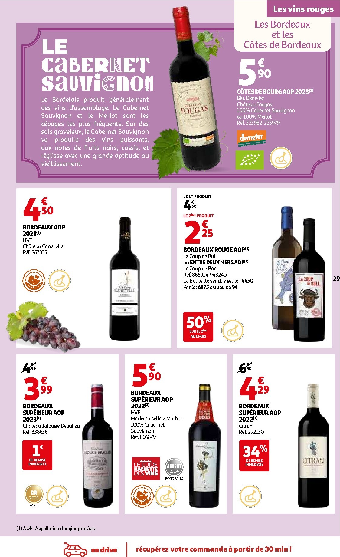 auchan - Catalogue Auchan - Foire aux vins de Printemps valable du 09/03/2026 au 07/04/2026 - page: 29