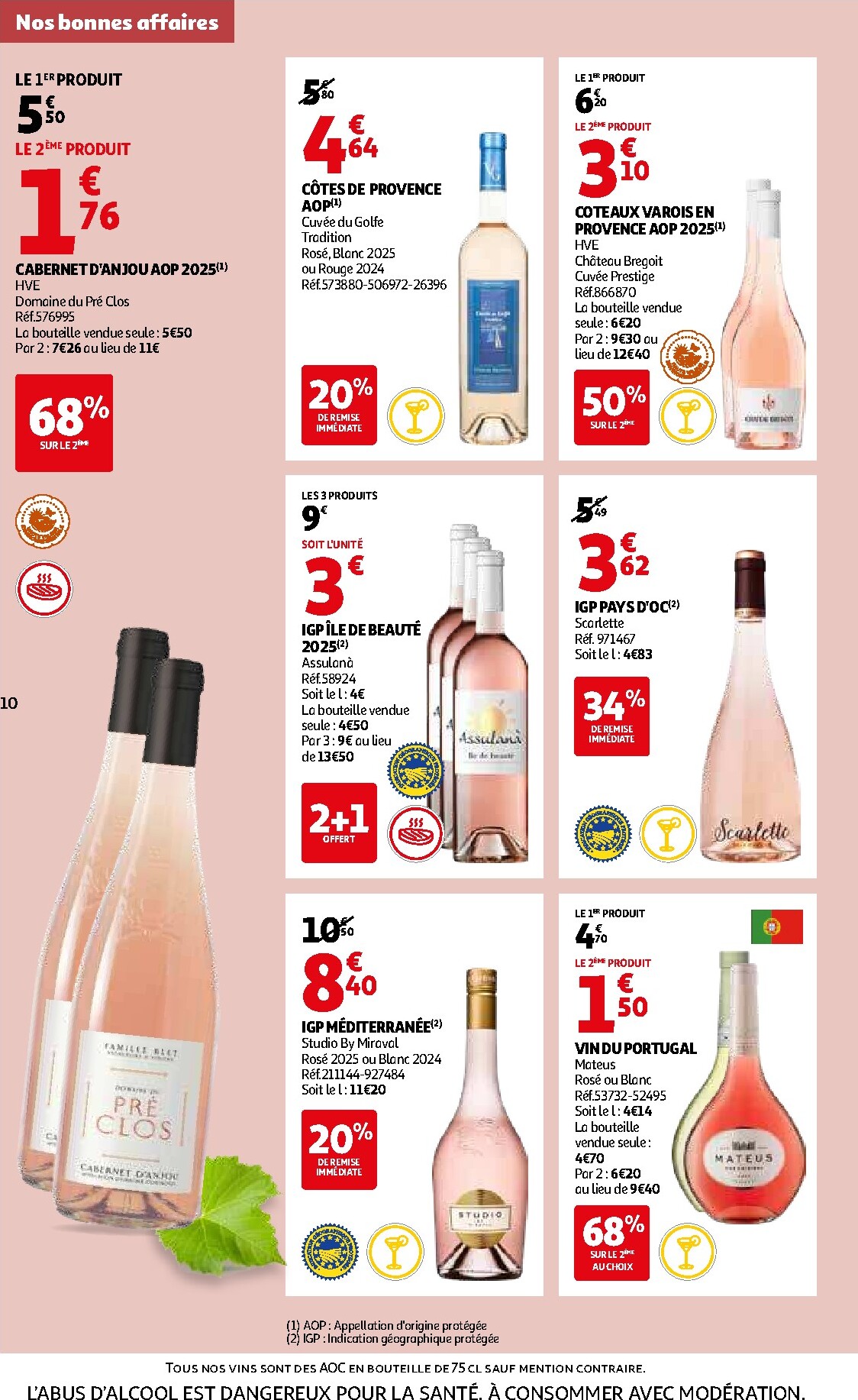 auchan - Catalogue Auchan - Foire aux vins de Printemps valable du 09/03/2026 au 07/04/2026 - page: 10