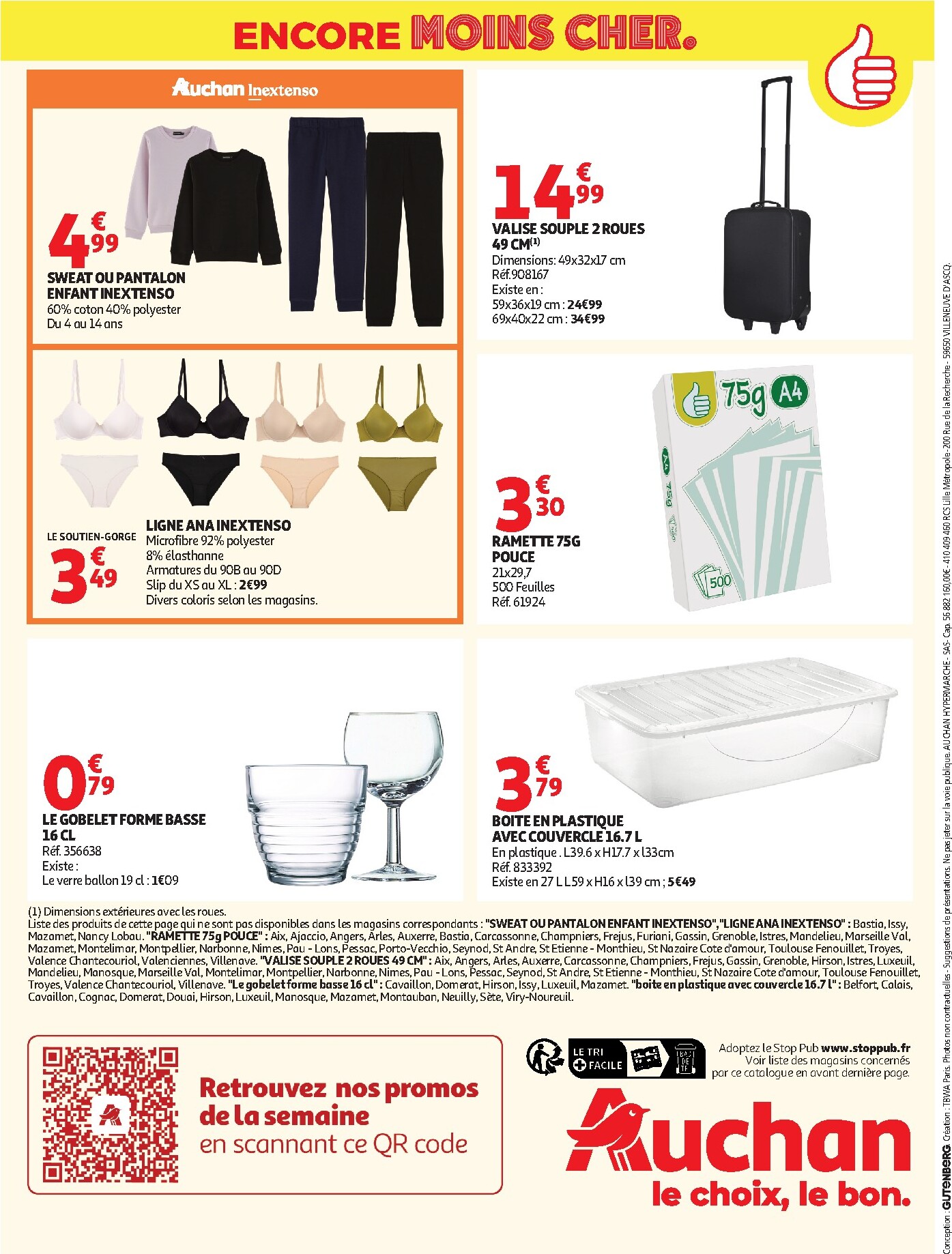 auchan - Catalogue Auchan - Petits prix marque Pouce valable du 17/03/2026 au 29/03/2026 - page: 6