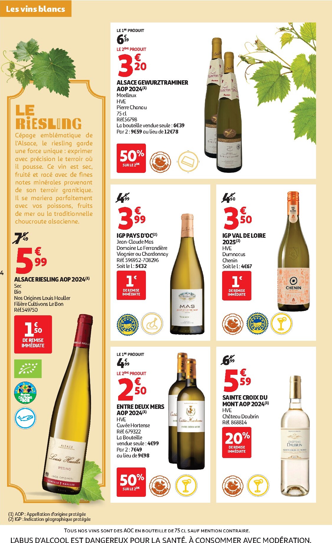 auchan - Catalogue Auchan Supermarché - Foire aux vins valable du 17/03/2026 au 28/03/2026 - page: 4