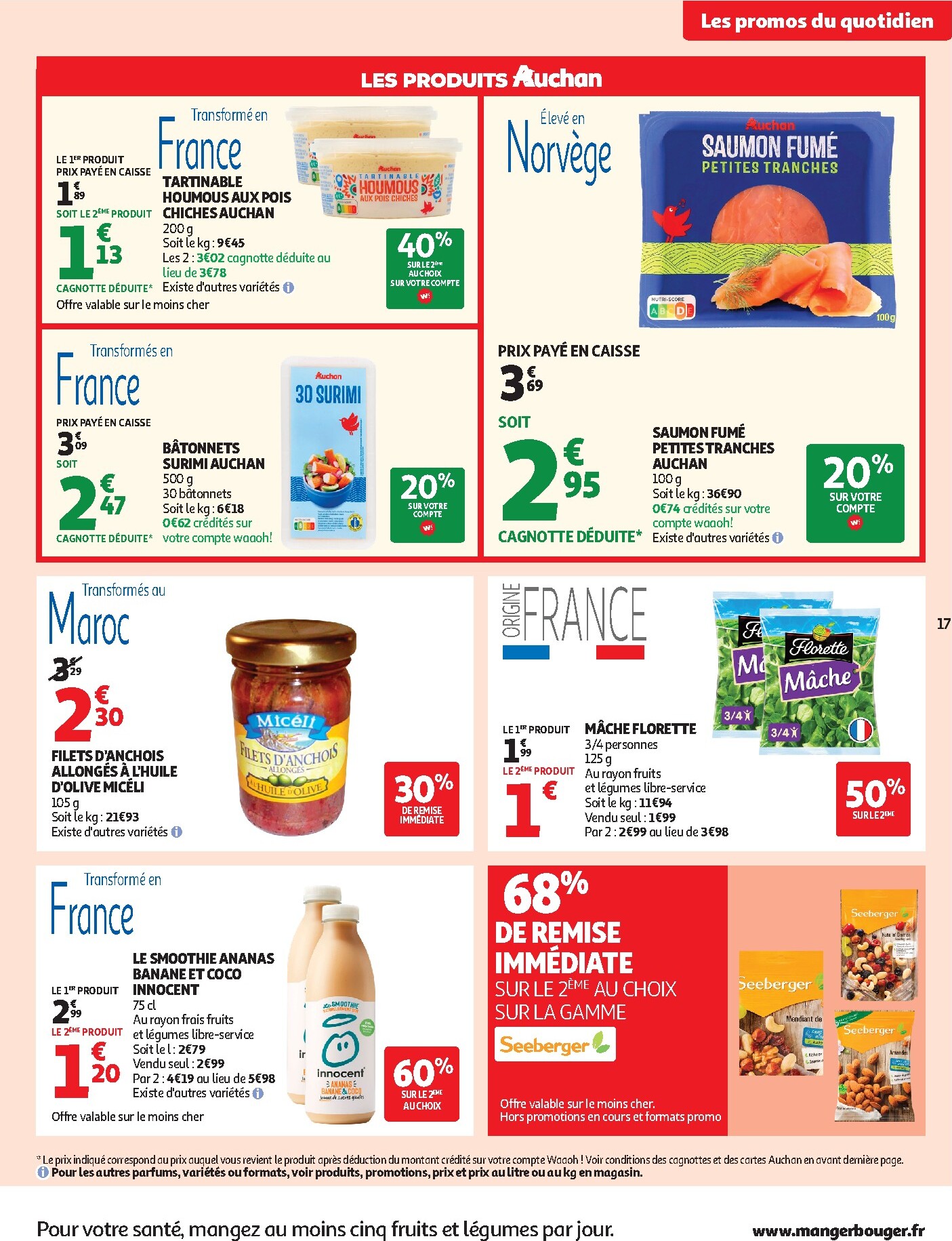auchan - Current Auchan - Supermarché leaflet valid from du mercredi 08/04/2026 to du samedi 18/04/2026 - page: 17