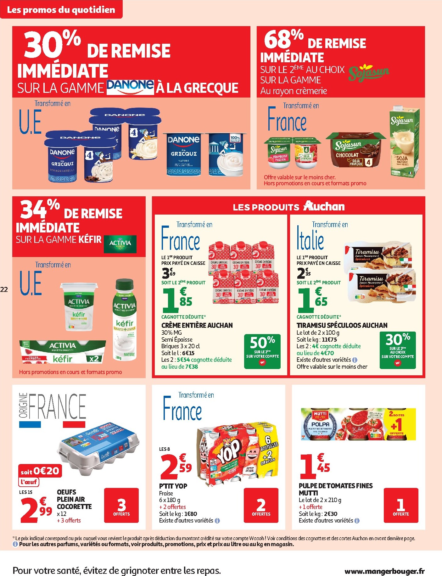 auchan - Current Auchan - Supermarché leaflet valid from du mercredi 08/04/2026 to du samedi 18/04/2026 - page: 22