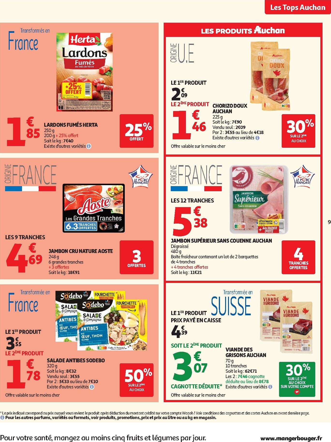 auchan - Flyer Auchan - 25 jours d'hyper promos pour la semaine prochaine du du mardi 14/04/2026 au du dimanche 26/04/2026 - page: 9