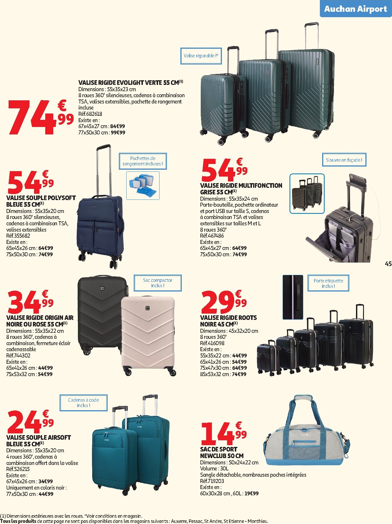 auchan - Flyer Auchan - 25 jours d'hyper promos pour la semaine prochaine du du mardi 14/04/2026 au du dimanche 26/04/2026 - page: 45