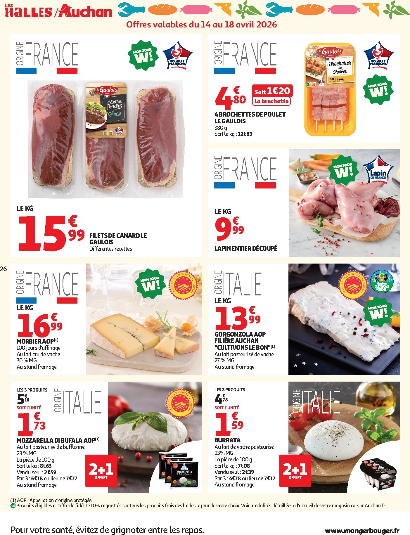 auchan - Flyer Auchan - 25 jours d'hyper promos pour la semaine prochaine du du mardi 14/04/2026 au du dimanche 26/04/2026 - page: 26