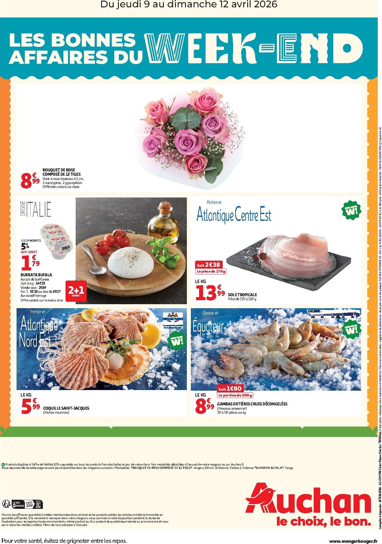 auchan - Current Auchan - Les bons plans du week-end leaflet valid from de jeudi 09/04/2026 to du dimanche 12/04/2026 - page: 2