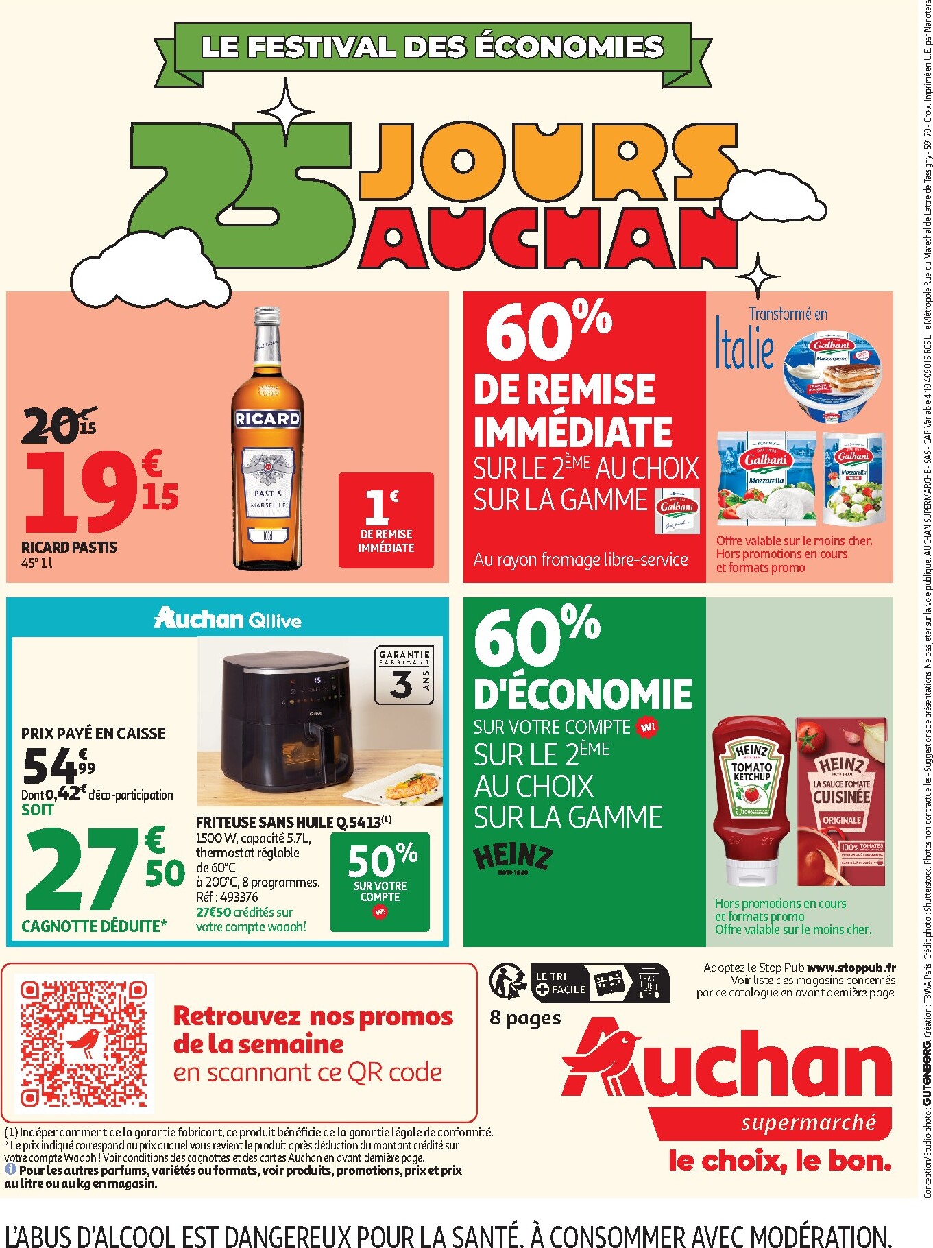 auchan - Flyer Auchan Supermaché - 25 jours de super promos pour la semaine prochaine du du mardi 14/04/2026 au du samedi 18/04/2026 - page: 8