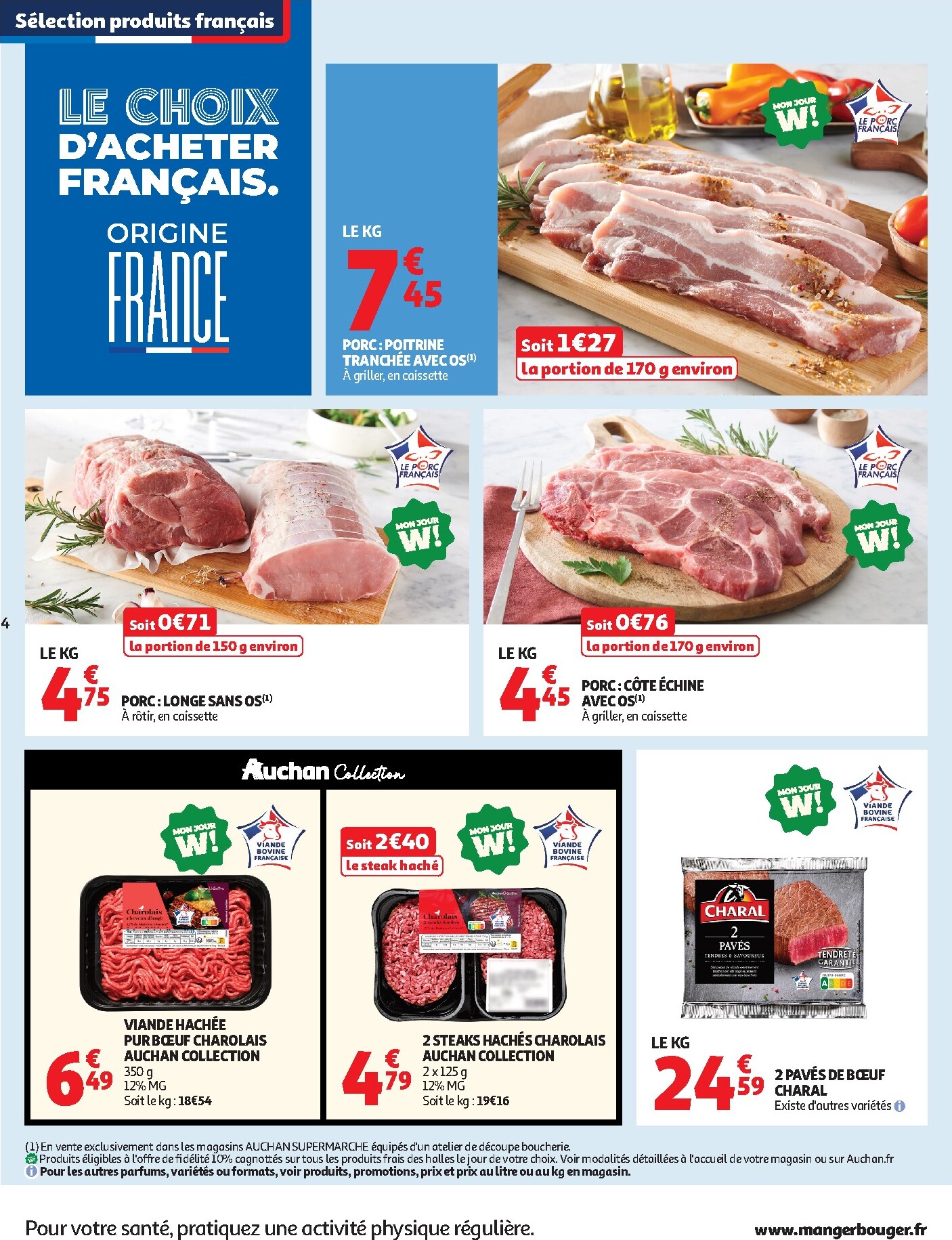 auchan - Flyer Auchan Supermaché - 25 jours de super promos pour la semaine prochaine du du mardi 14/04/2026 au du samedi 18/04/2026 - page: 4