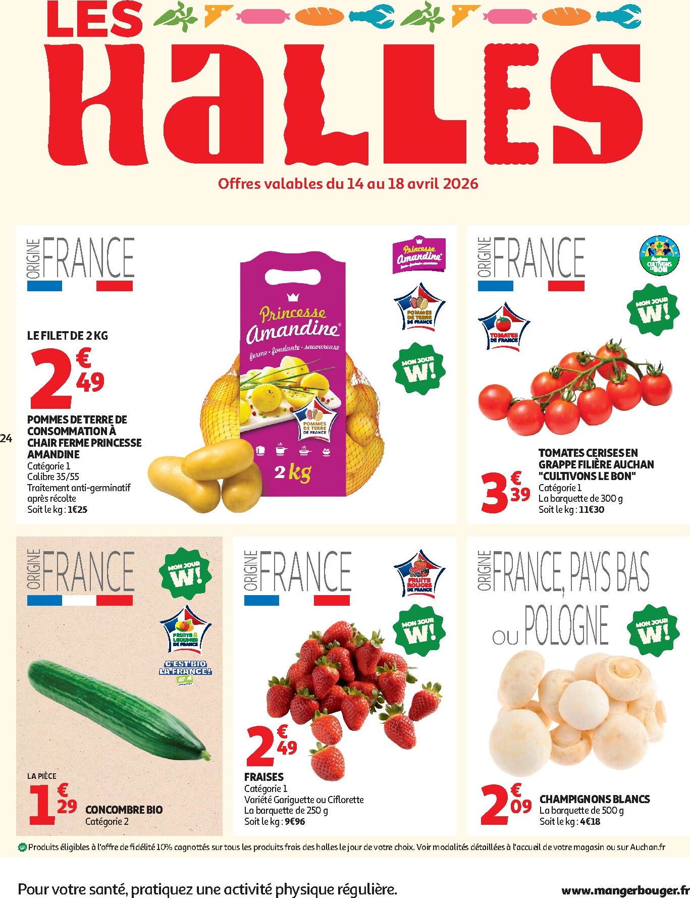auchan - Current Auchan - 25 jours d'hyper promos leaflet valid from du mardi 14/04/2026 to du dimanche 26/04/2026 - page: 26