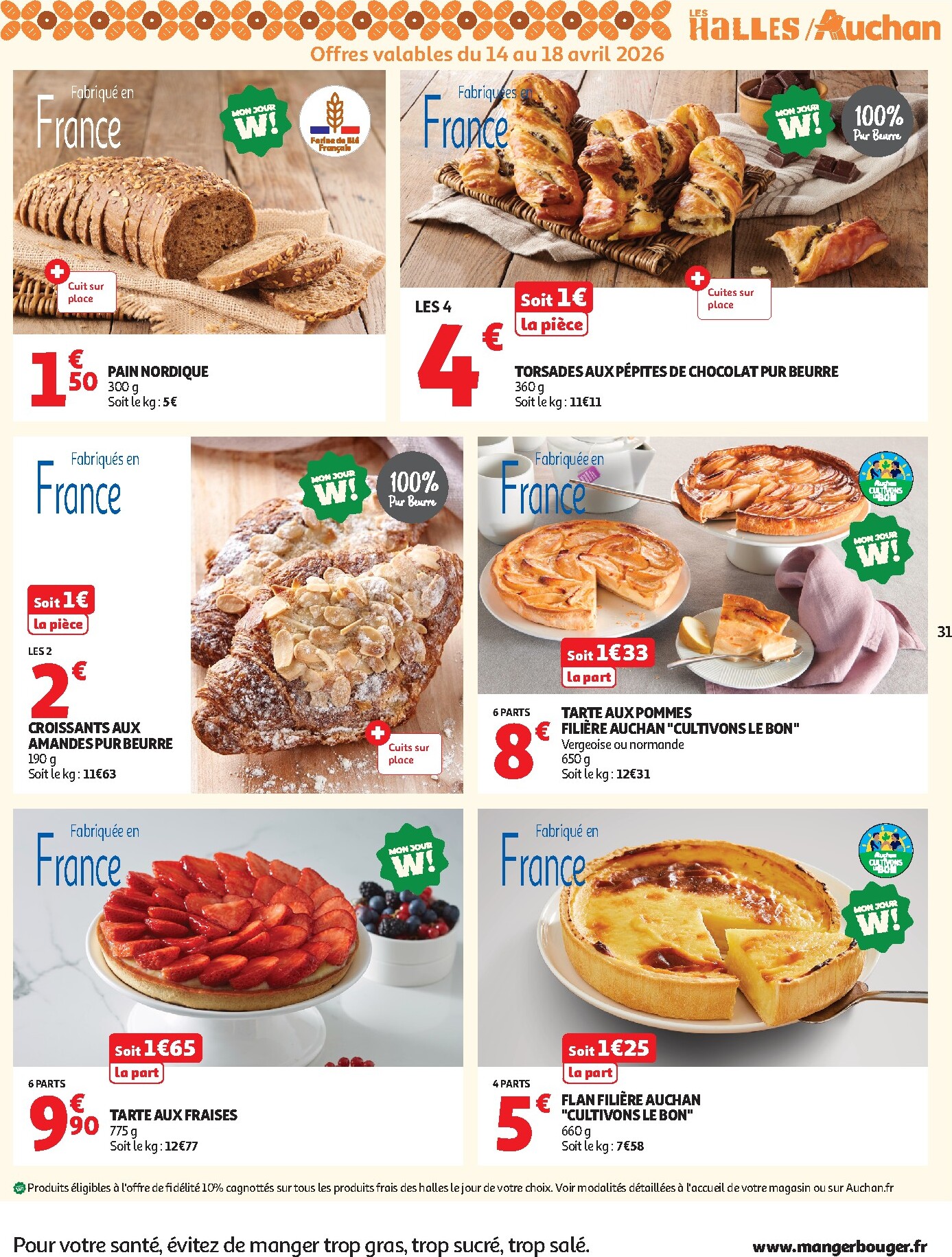 auchan - Current Auchan - 25 jours d'hyper promos leaflet valid from du mardi 14/04/2026 to du dimanche 26/04/2026 - page: 33