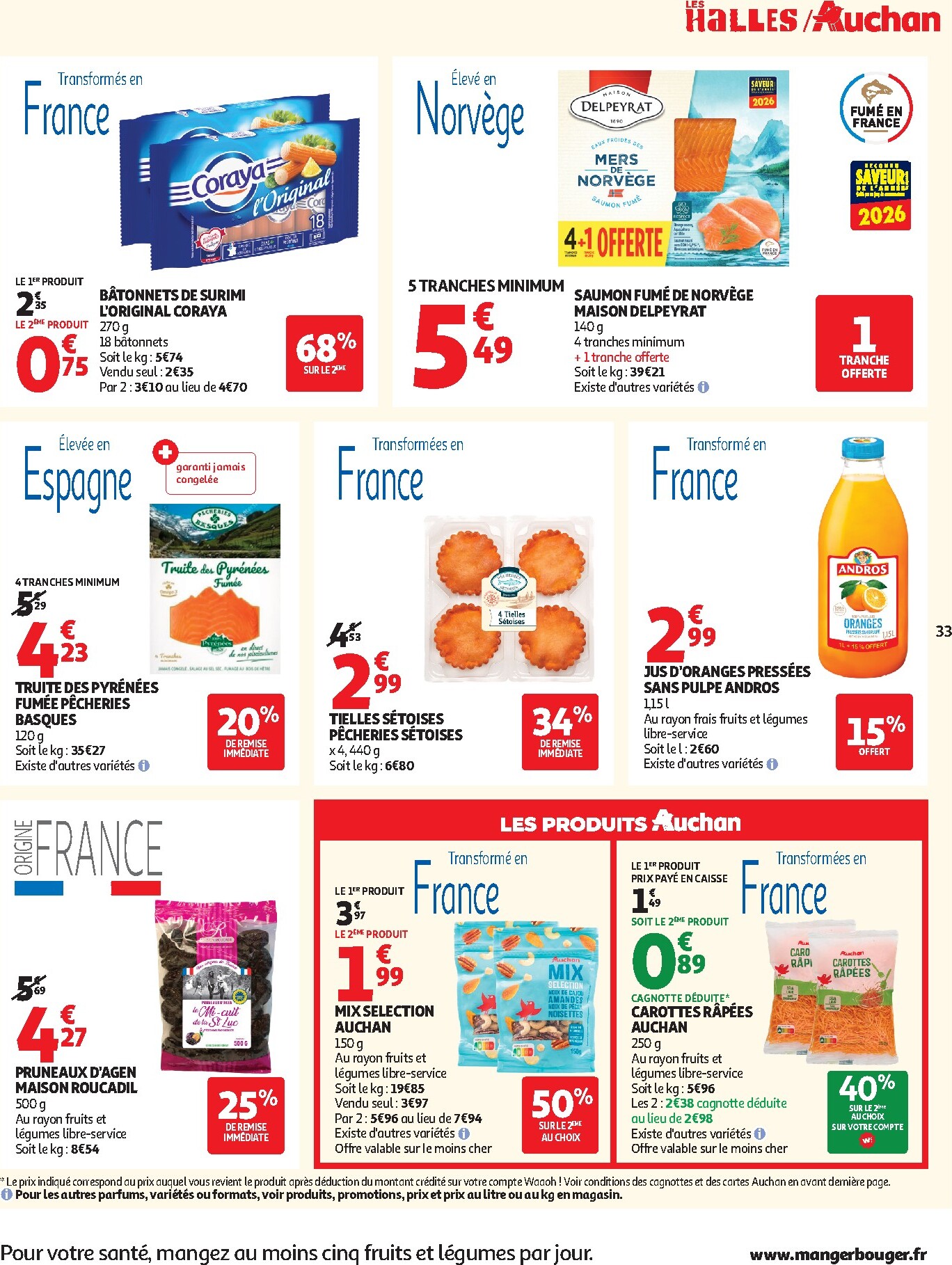 auchan - Current Auchan - 25 jours d'hyper promos leaflet valid from du mardi 14/04/2026 to du dimanche 26/04/2026 - page: 35