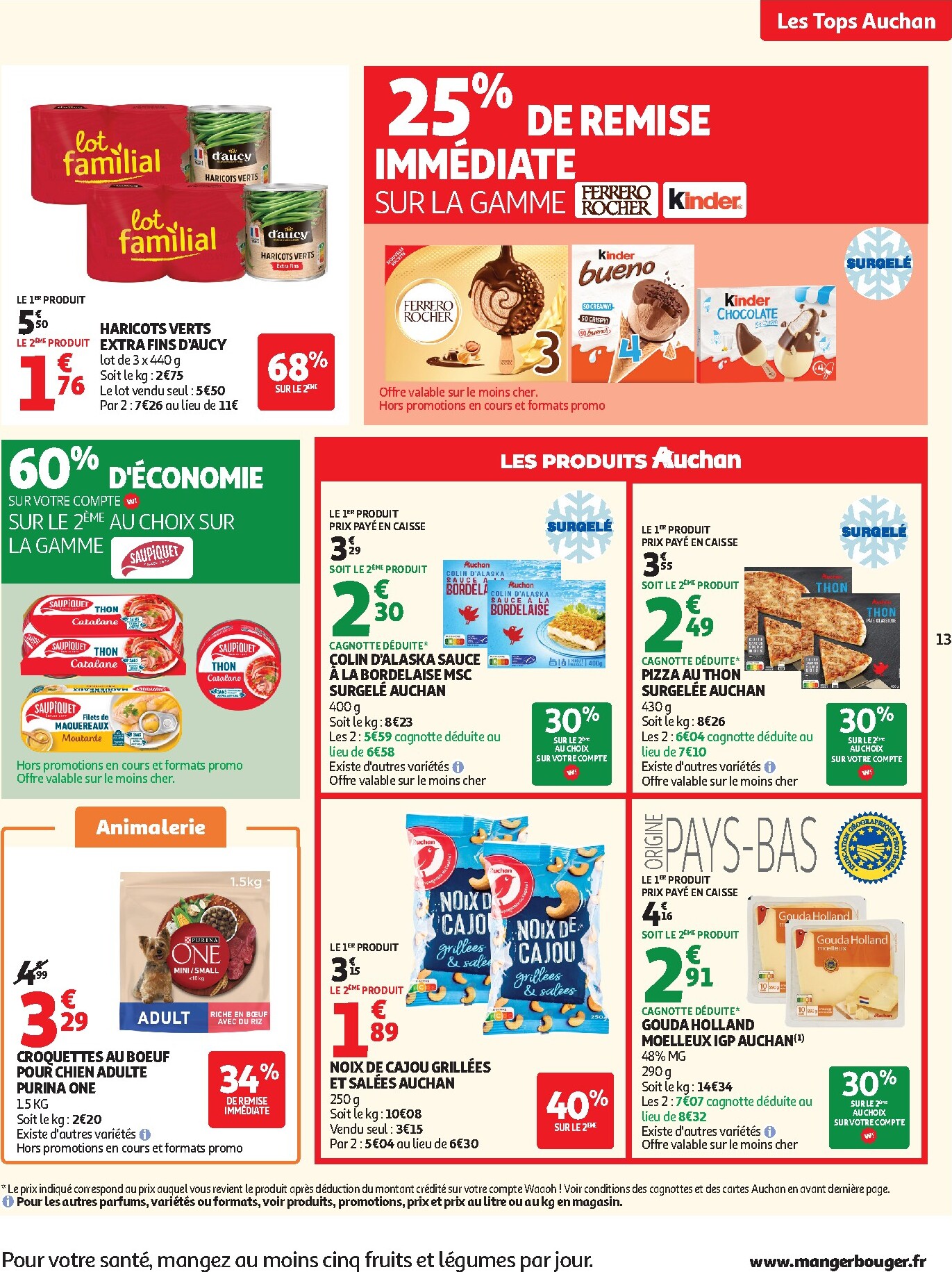 auchan - Current Auchan Supermaché - 25 jours de super promos leaflet valid from du mardi 14/04/2026 to du samedi 18/04/2026 - page: 13