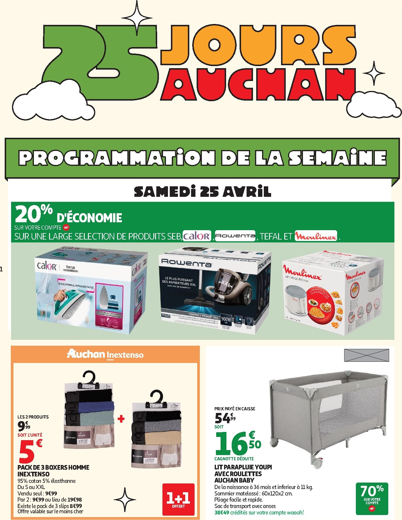 auchan - Flyer Auchan - 25 jours pour la semaine prochaine du du mardi 21/04/2026 au du dimanche 03/05/2026 - page: 2