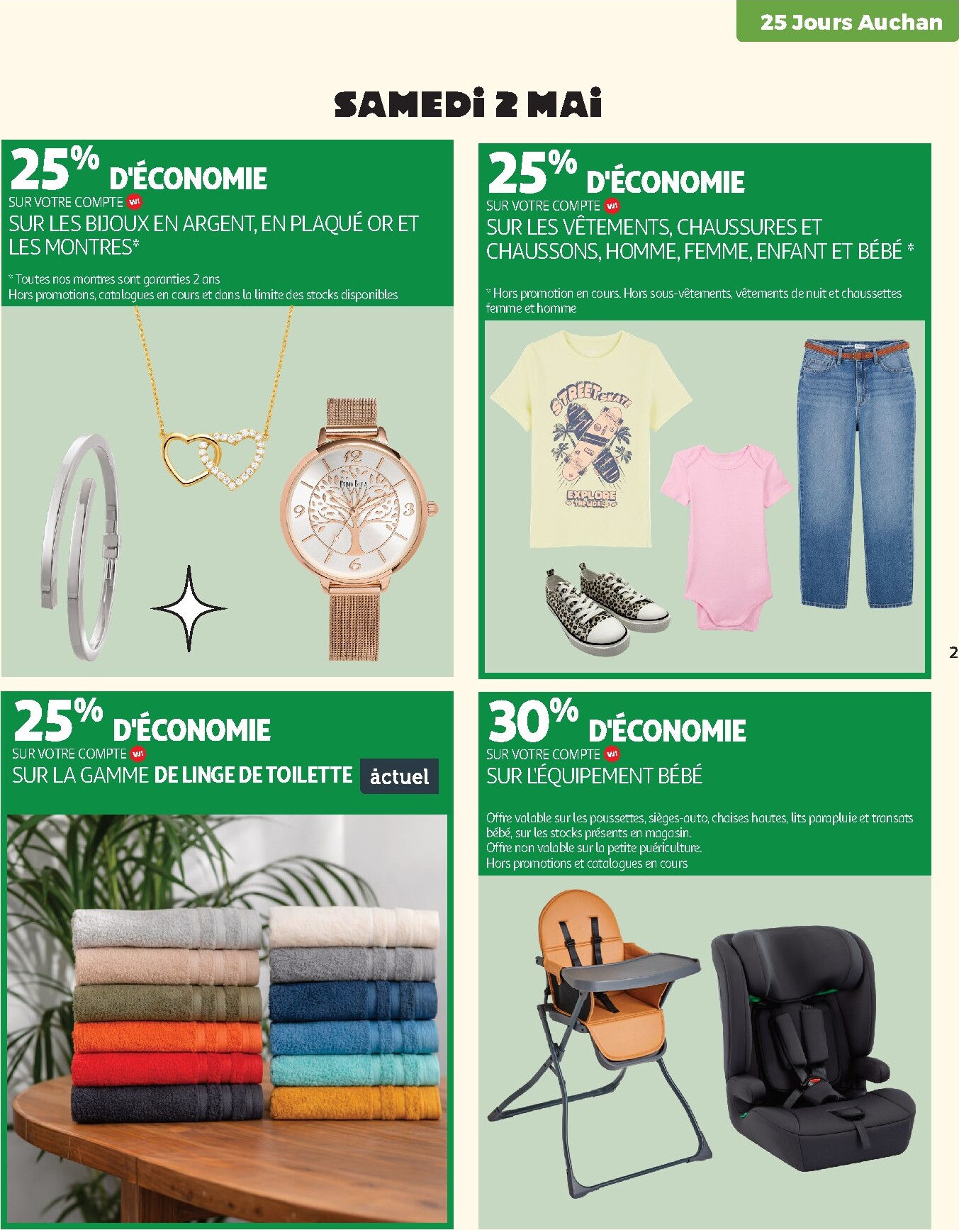 auchan - Flyer Auchan - 25 jours pour la semaine prochaine du du mardi 21/04/2026 au du dimanche 03/05/2026 - page: 3