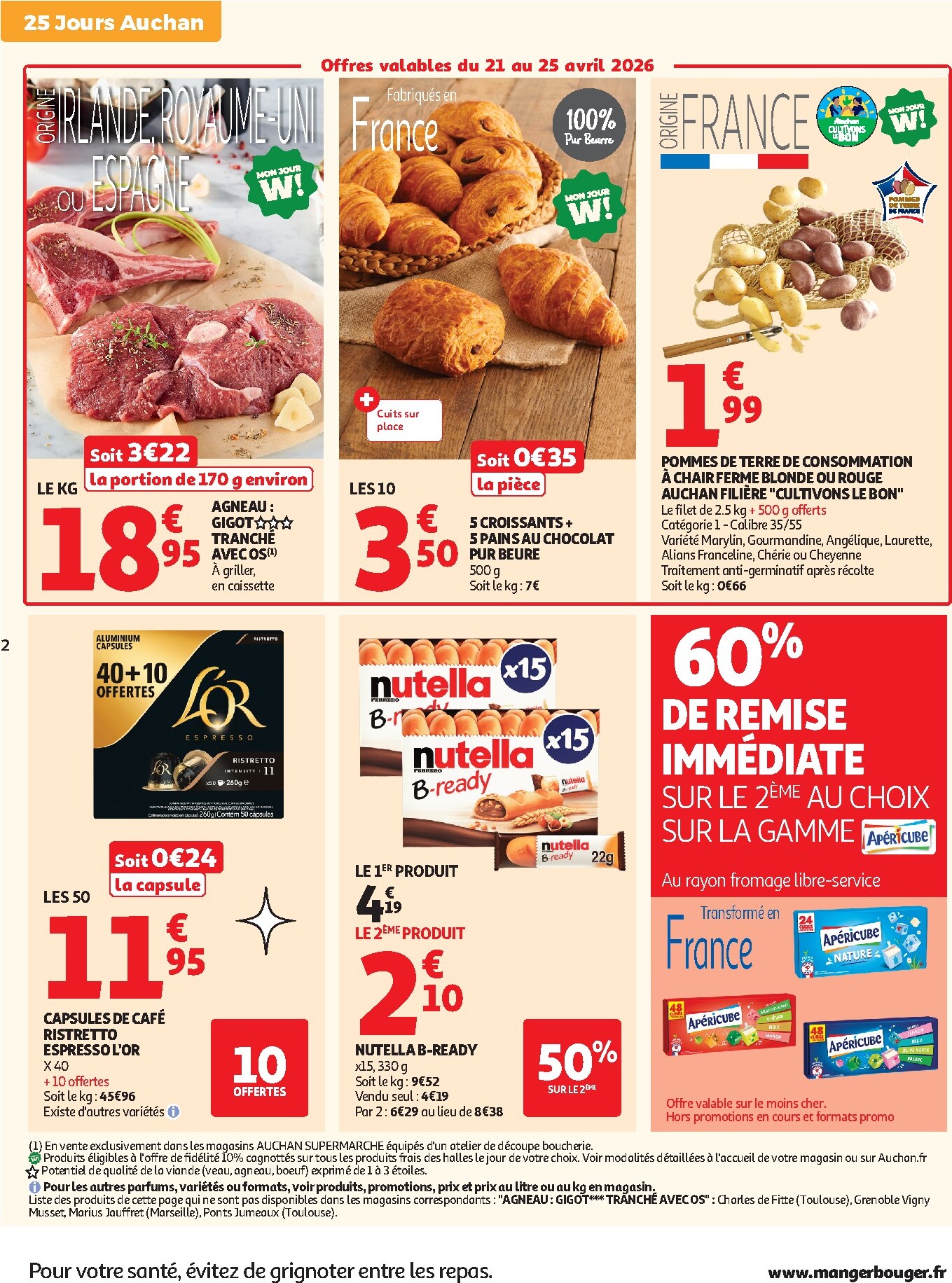 auchan - Flyer Auchan Supermarché - 25 jours pour la semaine prochaine du du mardi 21/04/2026 au du samedi 02/05/2026 - page: 2