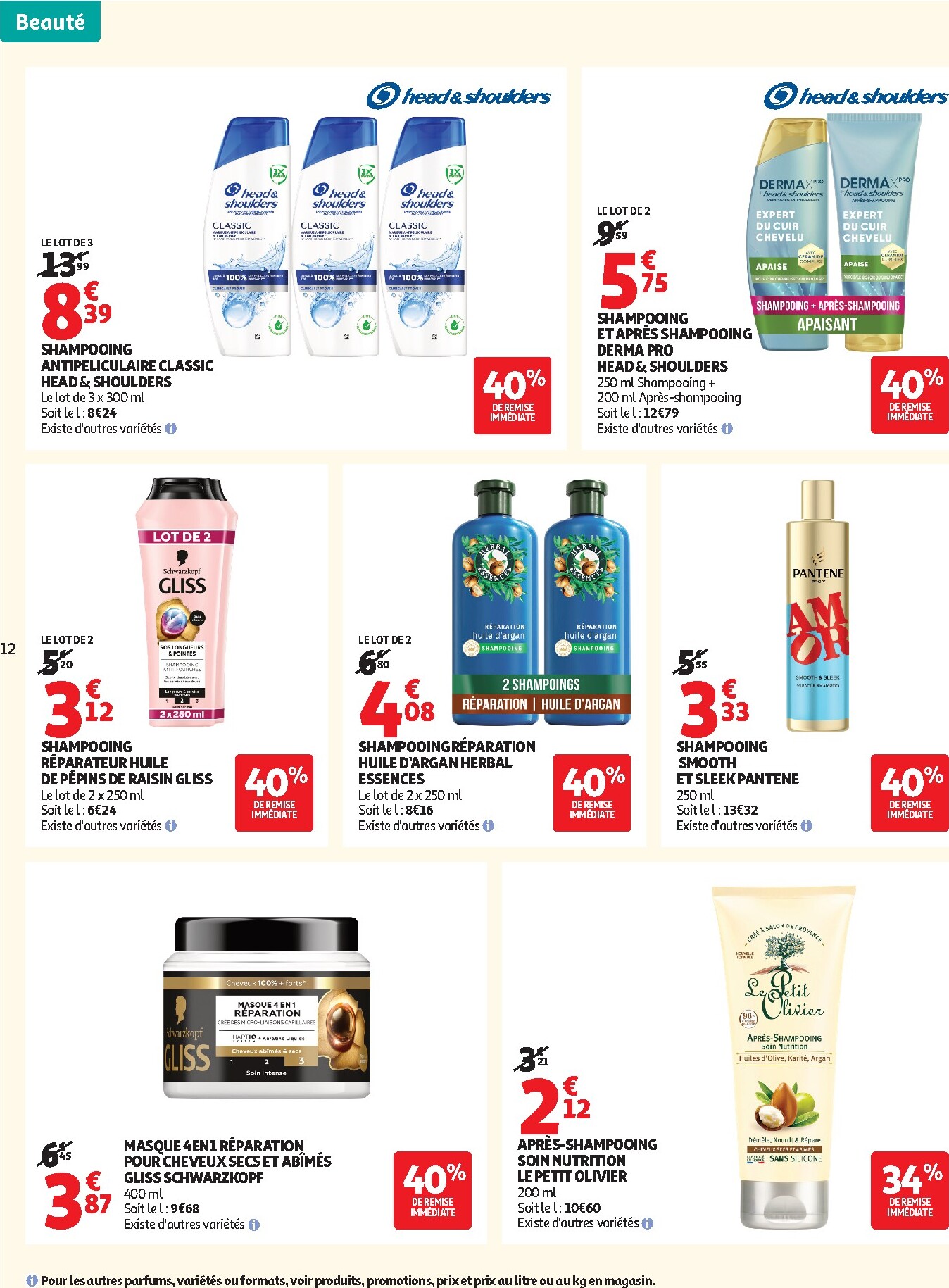 auchan - Current Auchan - Beauté leaflet valid from du mardi 21/04/2026 to du dimanche 03/05/2026 - page: 12