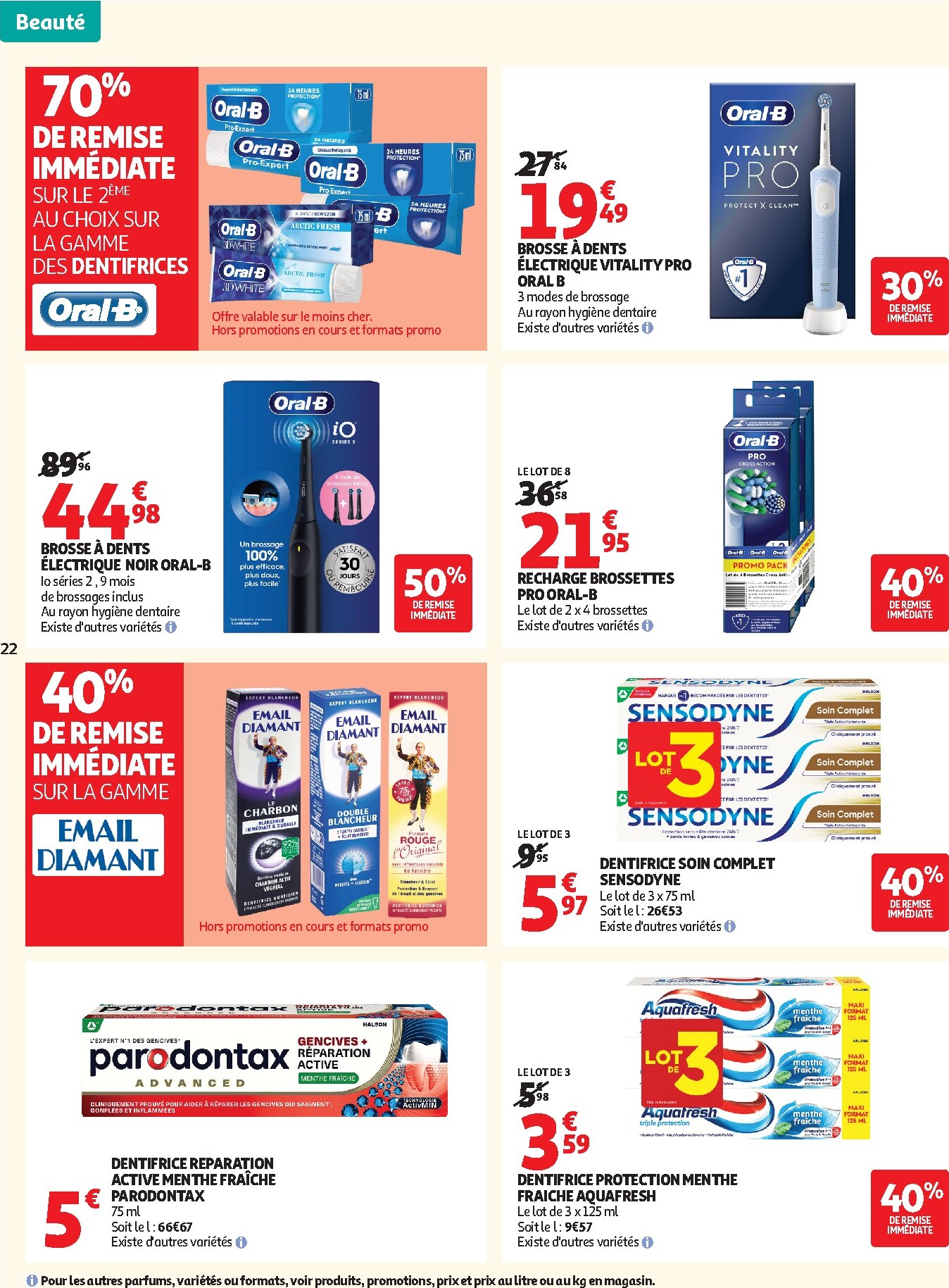 auchan - Current Auchan - Beauté leaflet valid from du mardi 21/04/2026 to du dimanche 03/05/2026 - page: 22