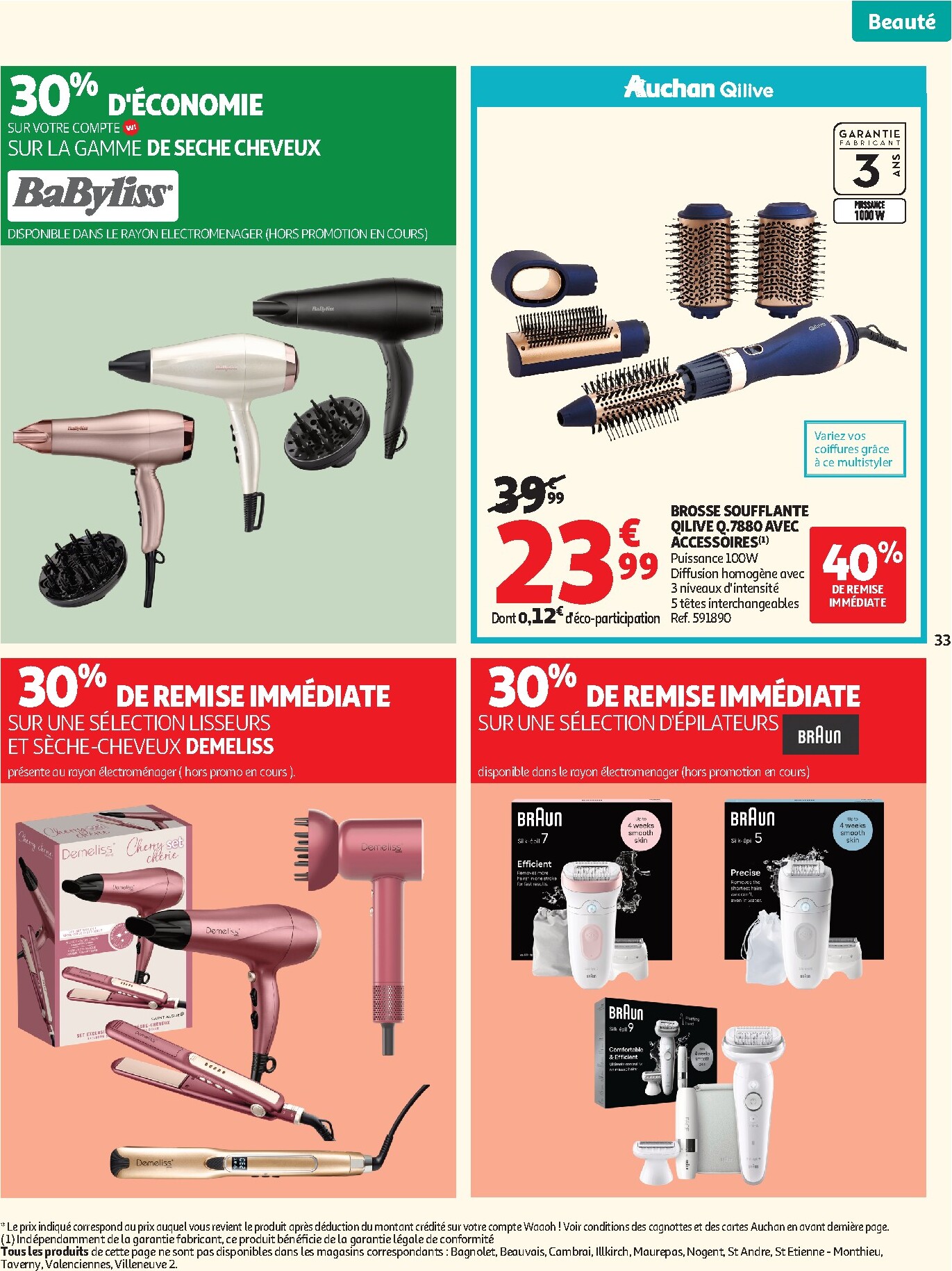 auchan - Current Auchan - Beauté leaflet valid from du mardi 21/04/2026 to du dimanche 03/05/2026 - page: 33