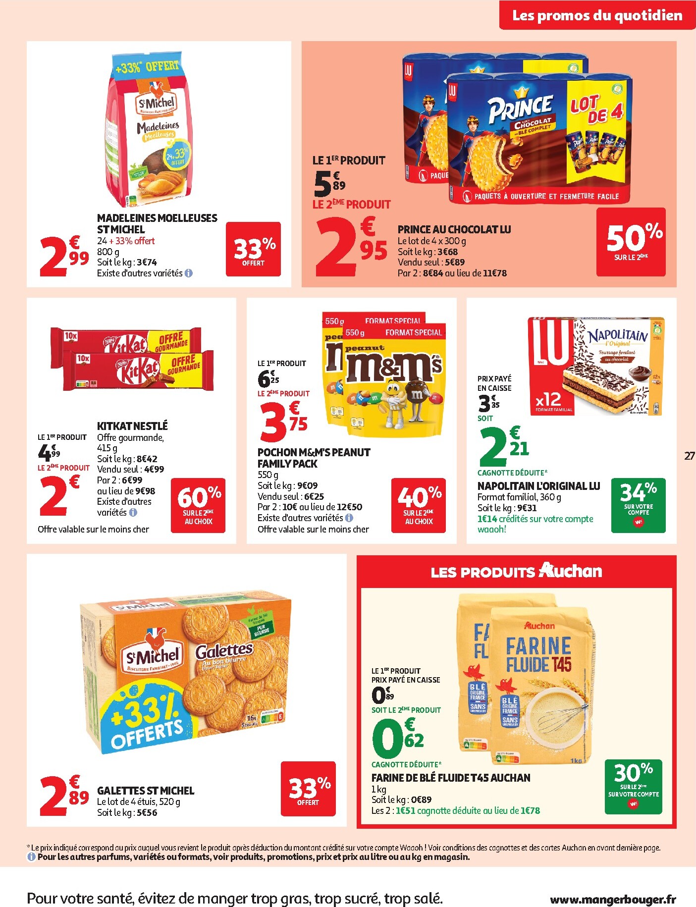 auchan - Current Auchan Supermarché - 25 jours leaflet valid from du mardi 21/04/2026 to du samedi 02/05/2026 - page: 27