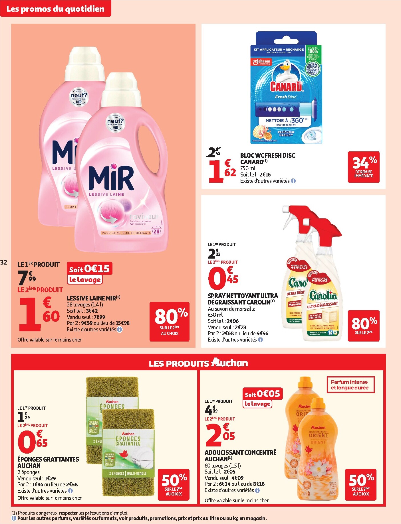 auchan - Current Auchan Supermarché - 25 jours leaflet valid from du mardi 21/04/2026 to du samedi 02/05/2026 - page: 32